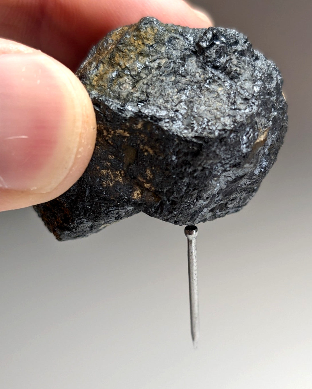 Magnetite (Lodestone), Magnet Cove, Arkansas,Unique Old Stock, natural magnet