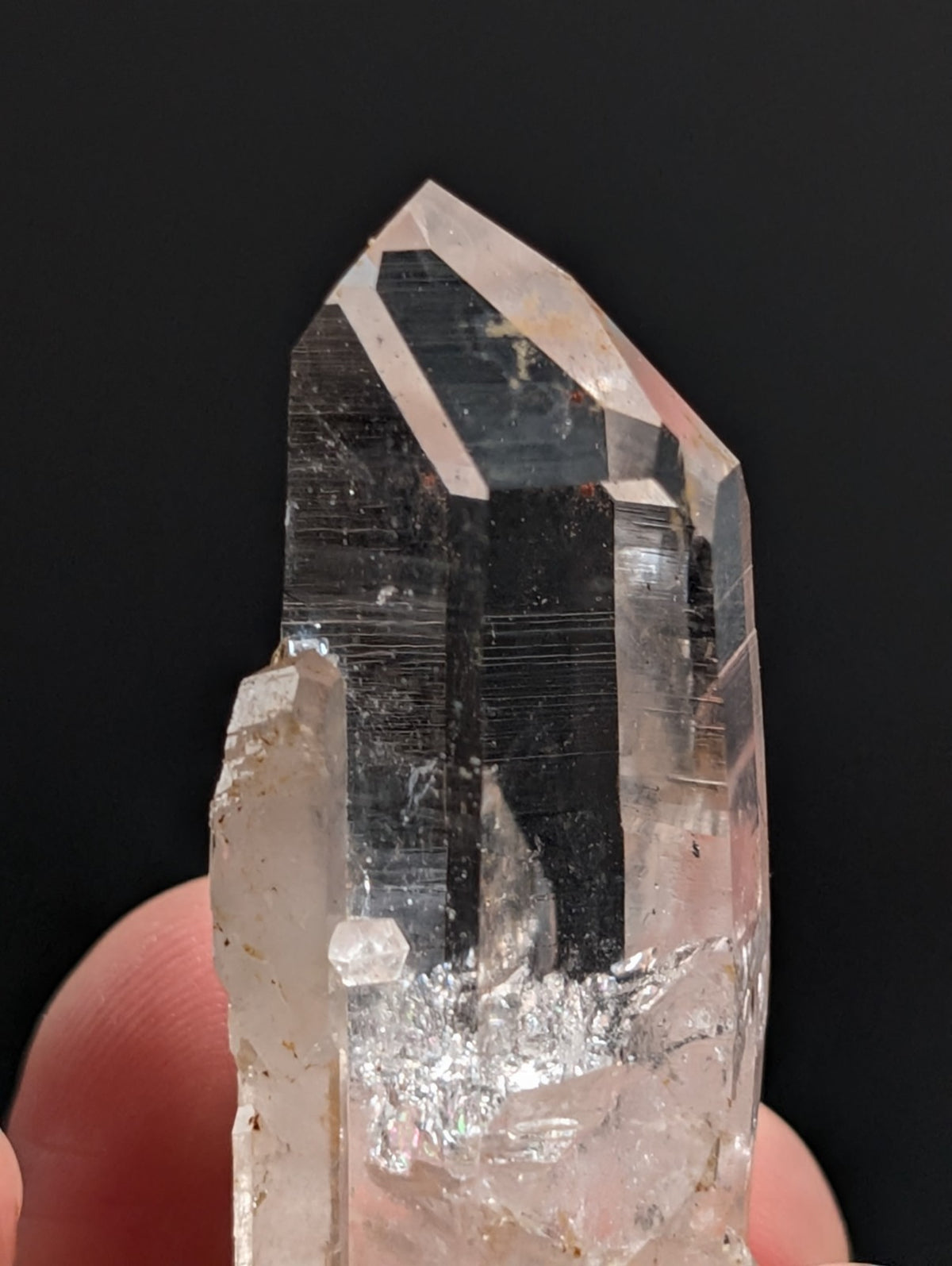 A+ Quartz Crystal Oddity w/ "Heart", Double Terminated, Garland County, Arkansas