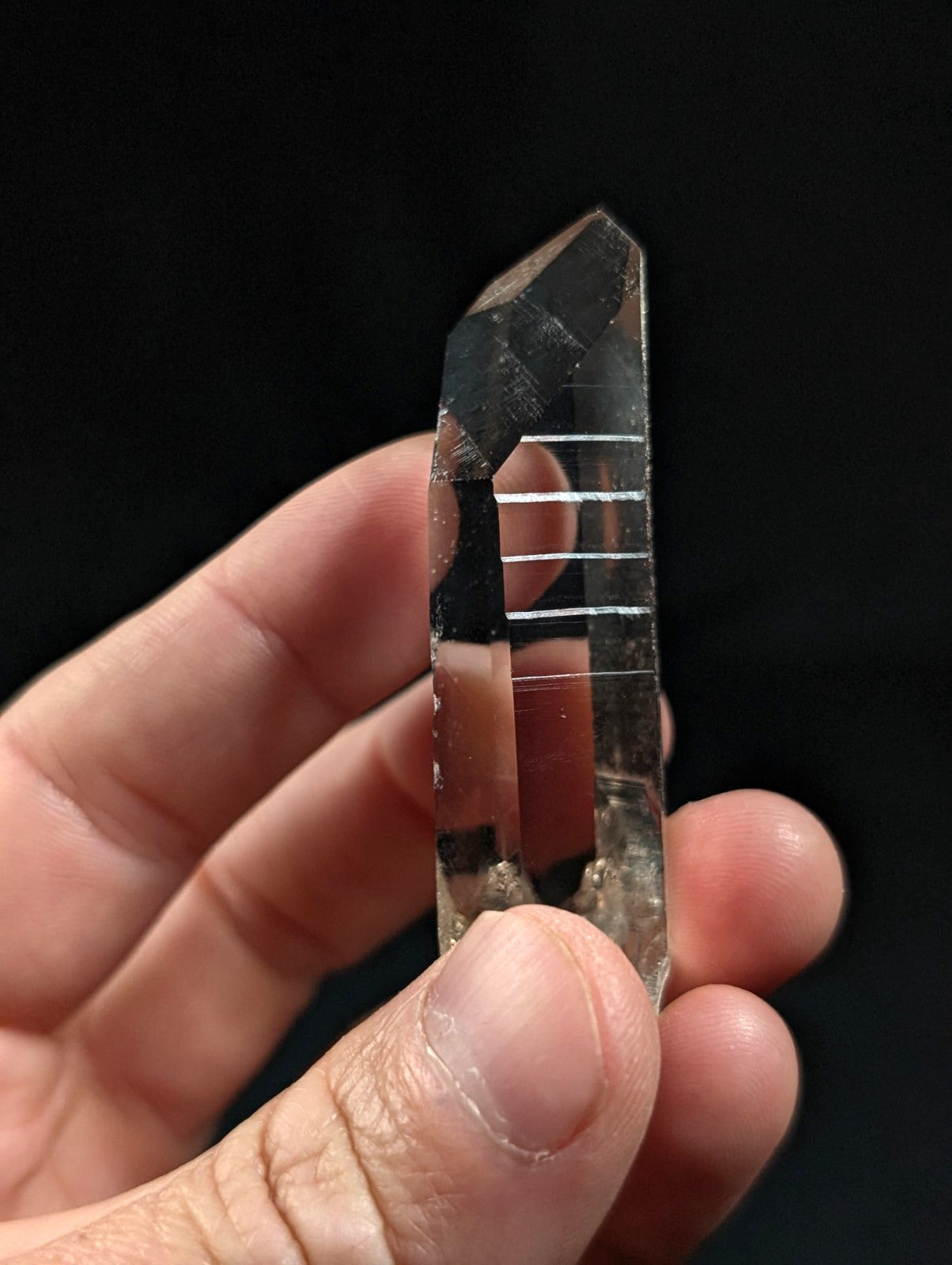 Natural Smoky Quartz Crystal w/ Very unique inclusions, Garland County, Arkansas