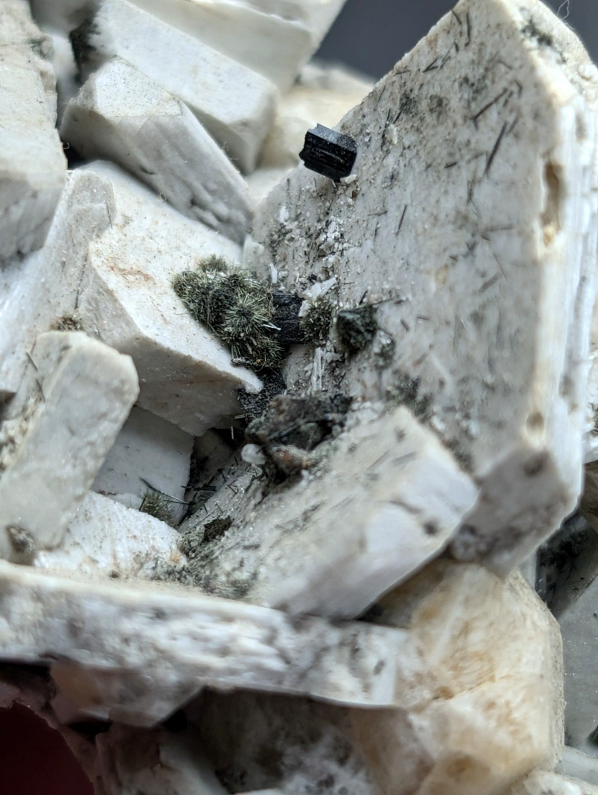 Albite, Biotite, Aegerine, Analcime, 3M Quarry, Little Rock, Arkansas, Delinde!