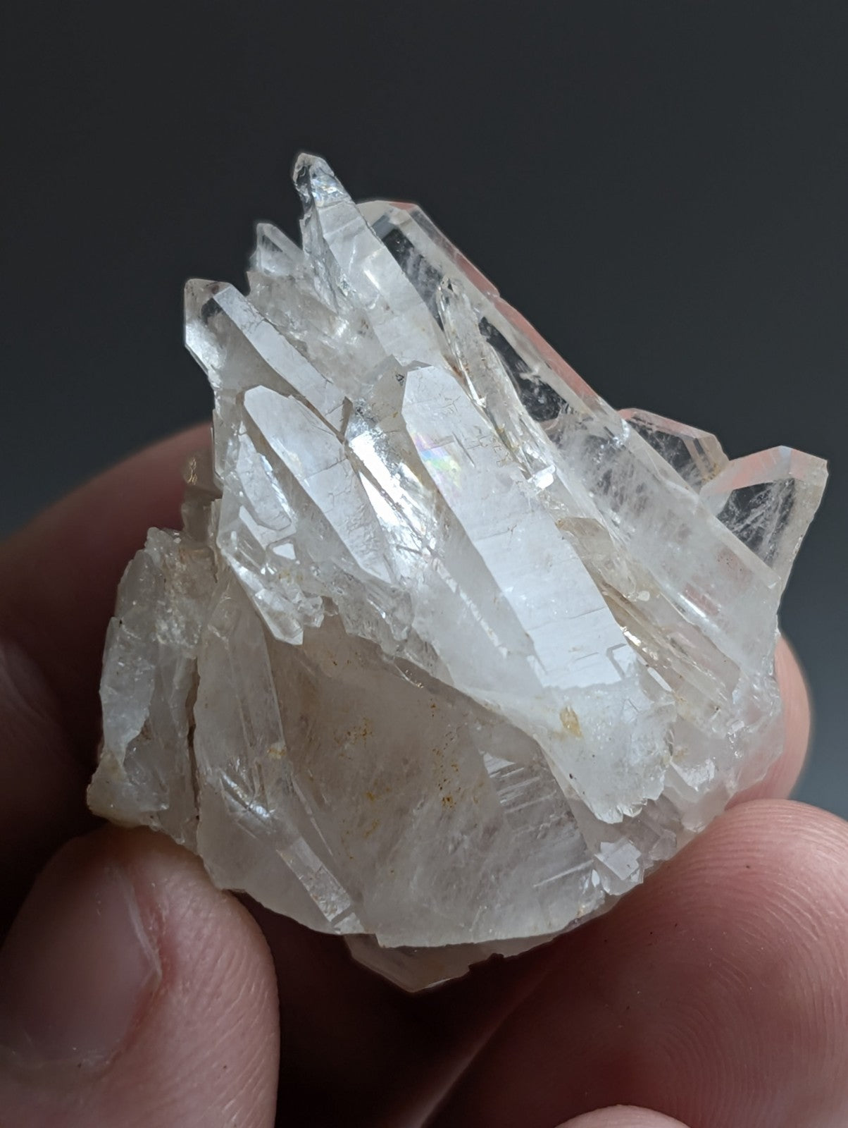 Faden Quartz Crystal, Unique, from Montgomery County, Arkansas, USA