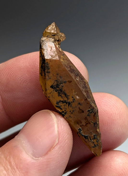 Unique Quartz Crystal Point, Double Terminated, Garland County, Arkansas, USA