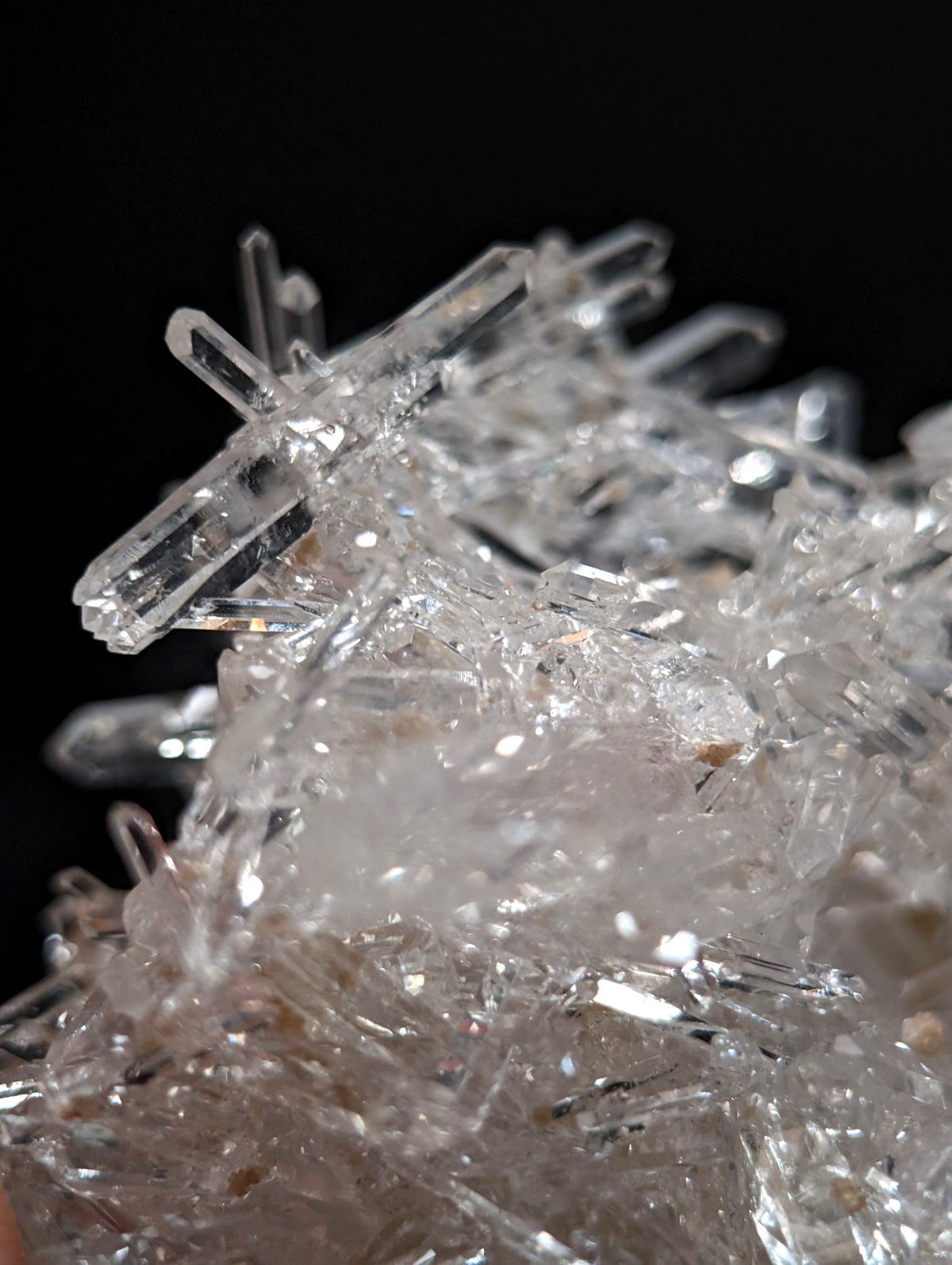A++ Solution Quartz Burr w/ UV Reactive Cookeite, Jeffrey Quarry, Arkansas, RARE