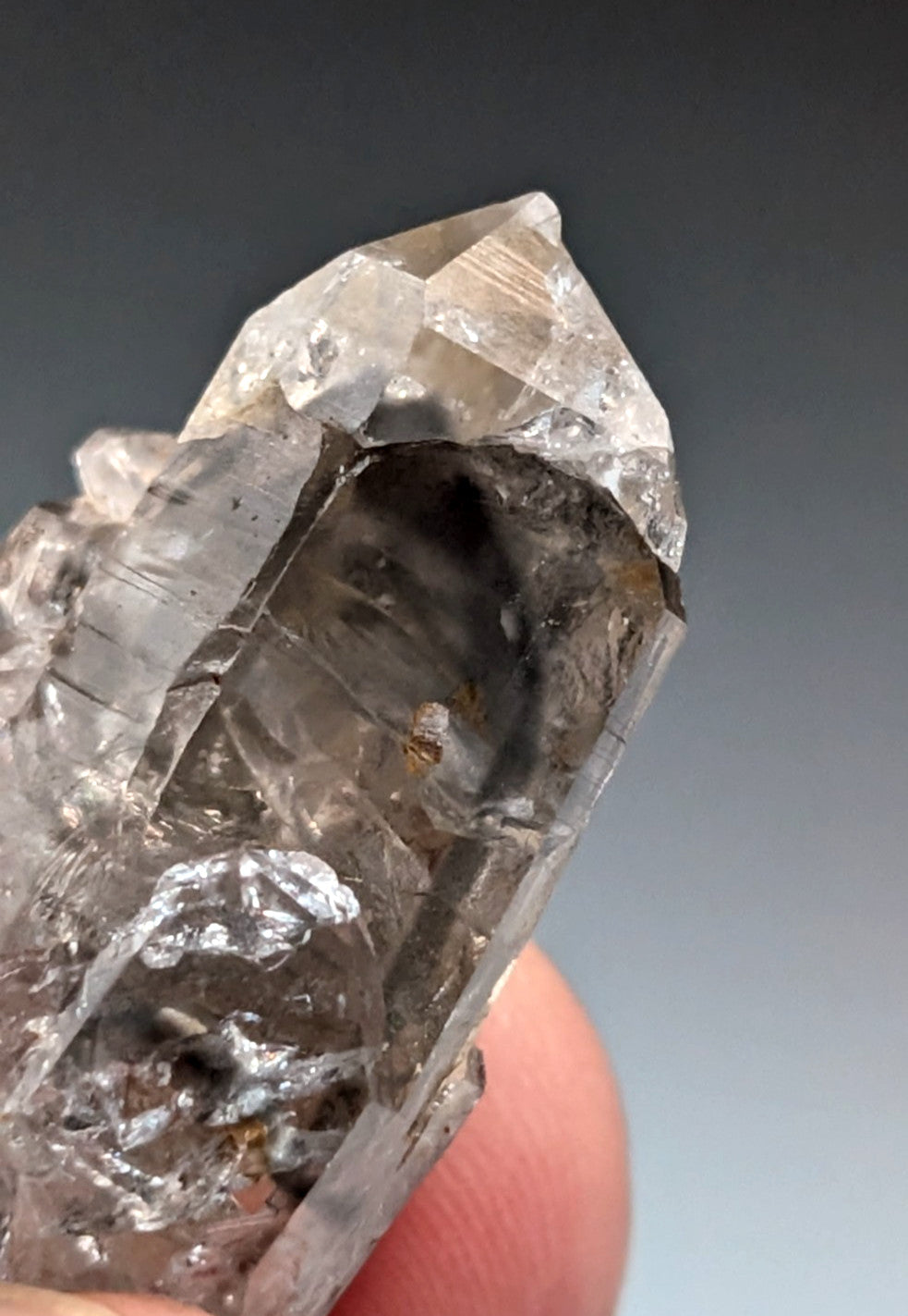 Phantom Quartz Crystal Point, Double Terminated, Garland County, Arkansas, USA