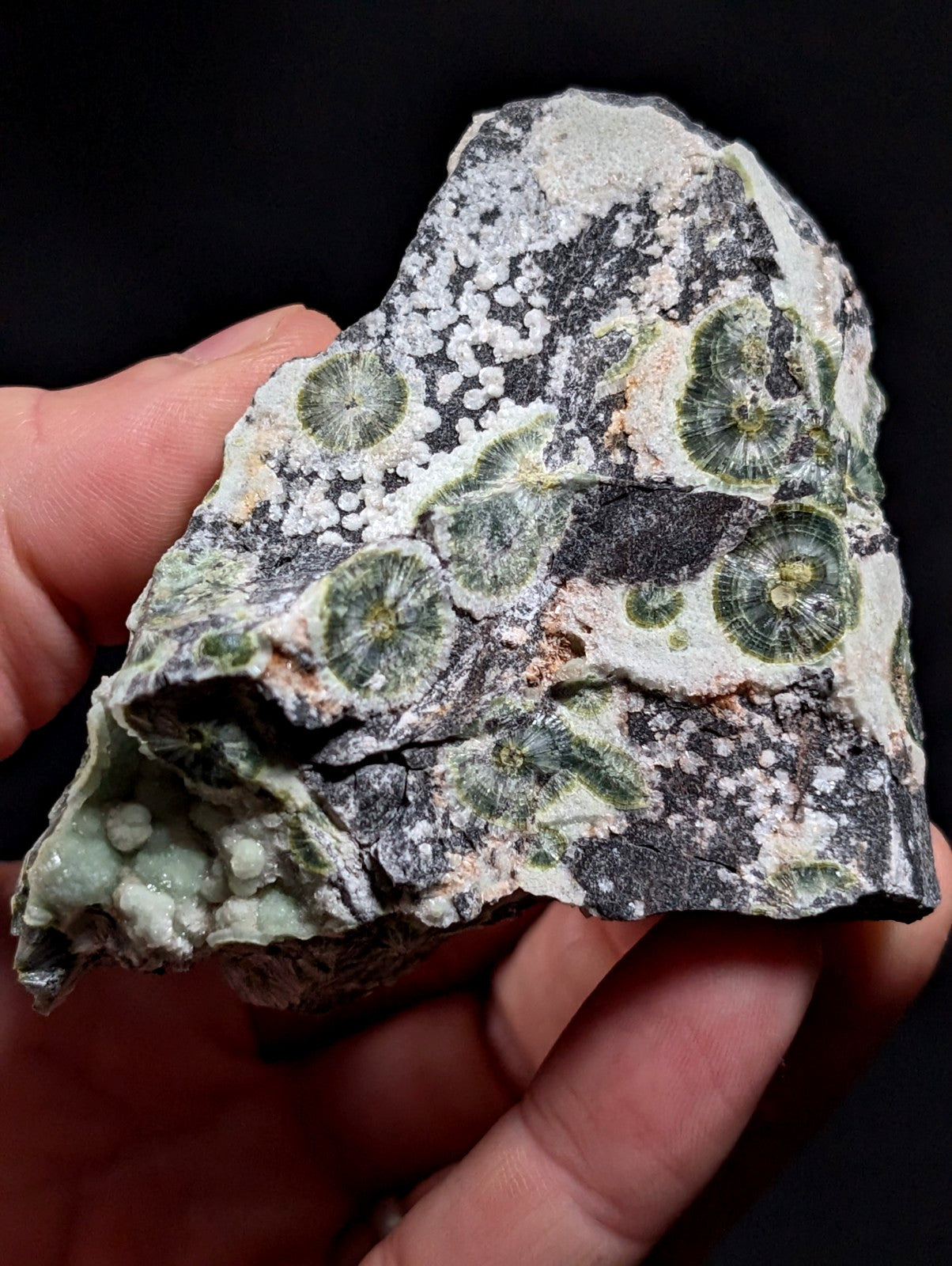 A+++ UV Reactive Wavellite -Old Stock- Mauldin Mountain, Arkansas, USA, RARE!