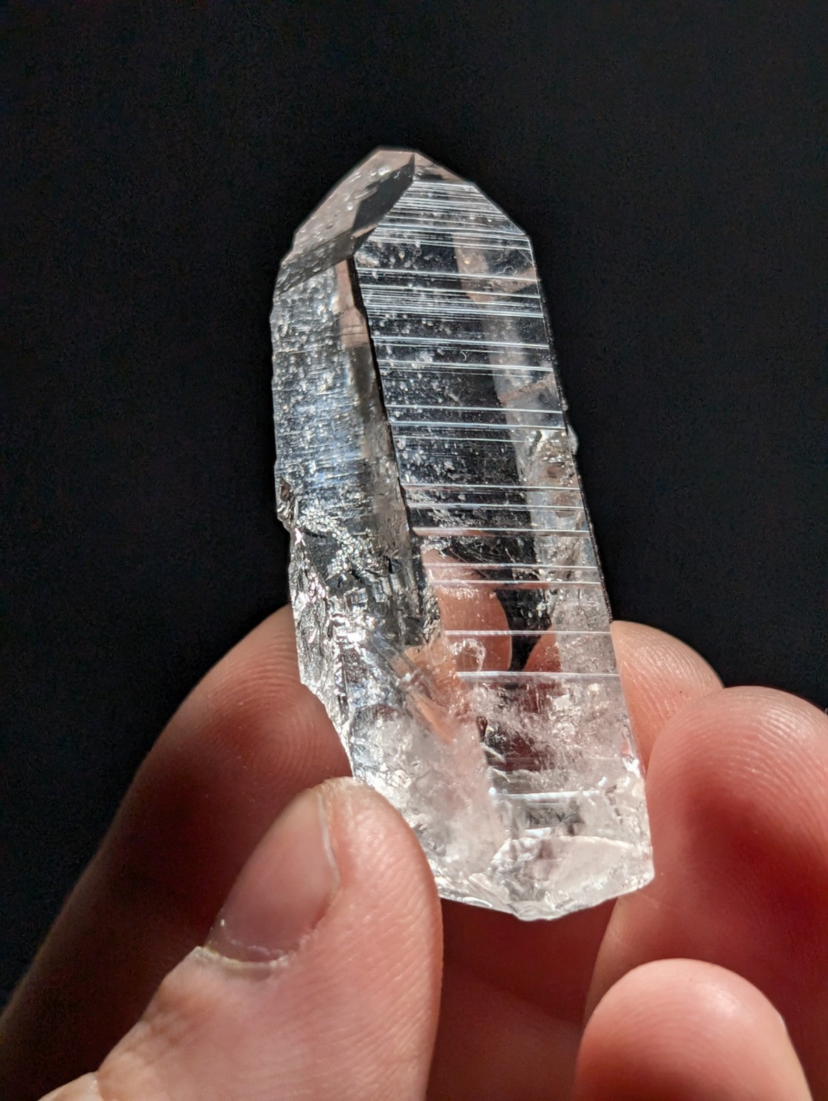 A+++ "Lemurian" Quartz Crystal Point, Garland County, Arkansas, USA, A+