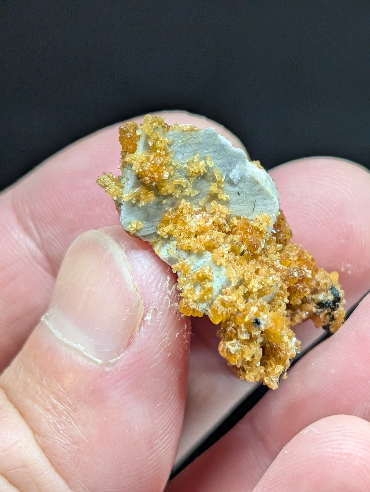Stilbite, Albite and Biotite - 3M Quarry, Little Rock, Arkansas, RARE old stock