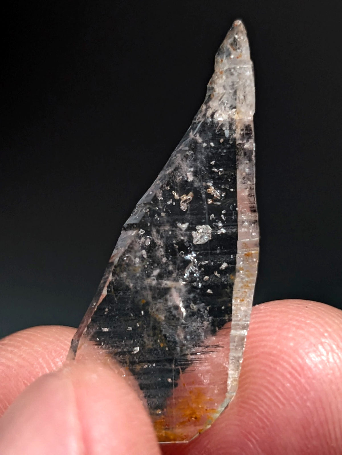 Sheet Quartz Crystal Oddity, Double Terminated, Garland County, Arkansas, USA