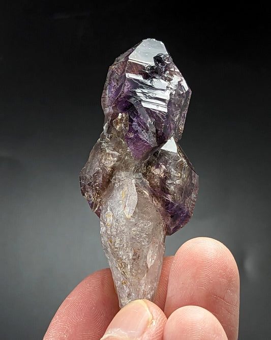 Shangaan Smoky Amethyst Scepter Quartz Chibuku Mine Zimbabwe - Collectibles:Rocks Fossils & Minerals:Crystals Mineral