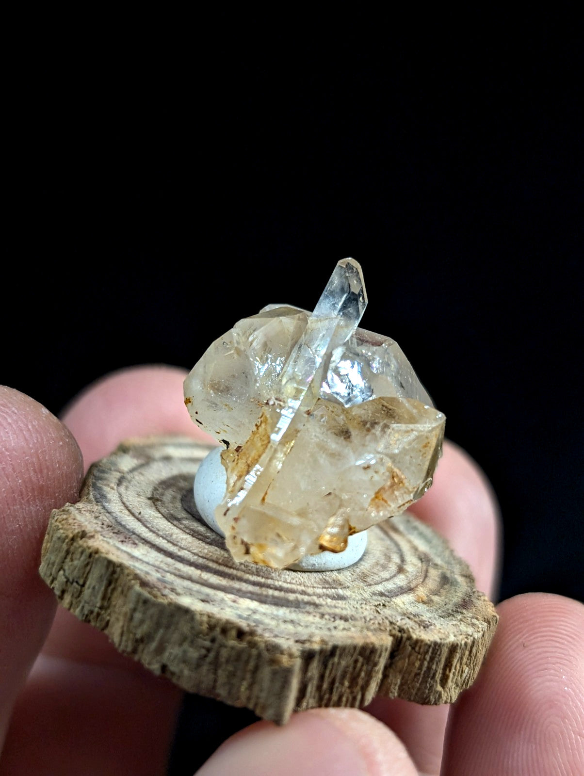 A+ Unique Quartz Crystal Cluster, Montgomery County, Arkansas, w/ base