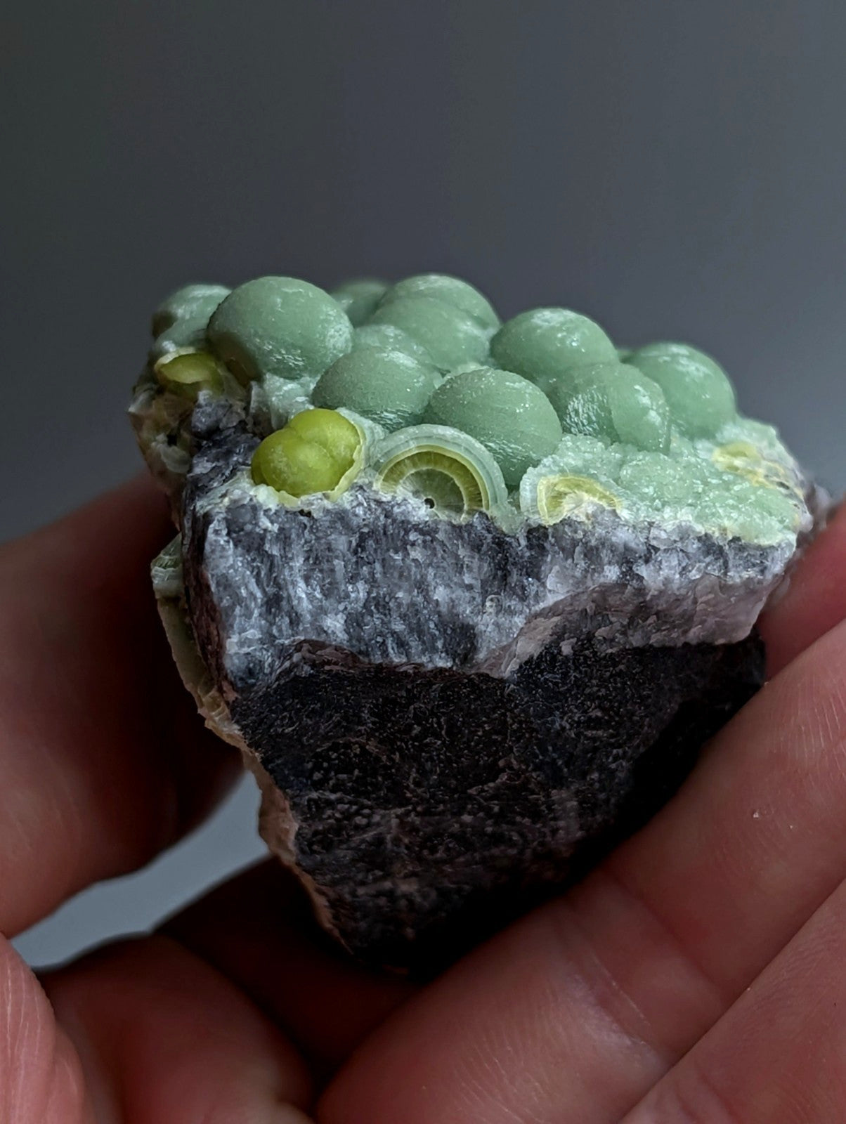 A+ Green Wavellite - Fantastic Old Stock - Mauldin Mountain, Arkansas, USA