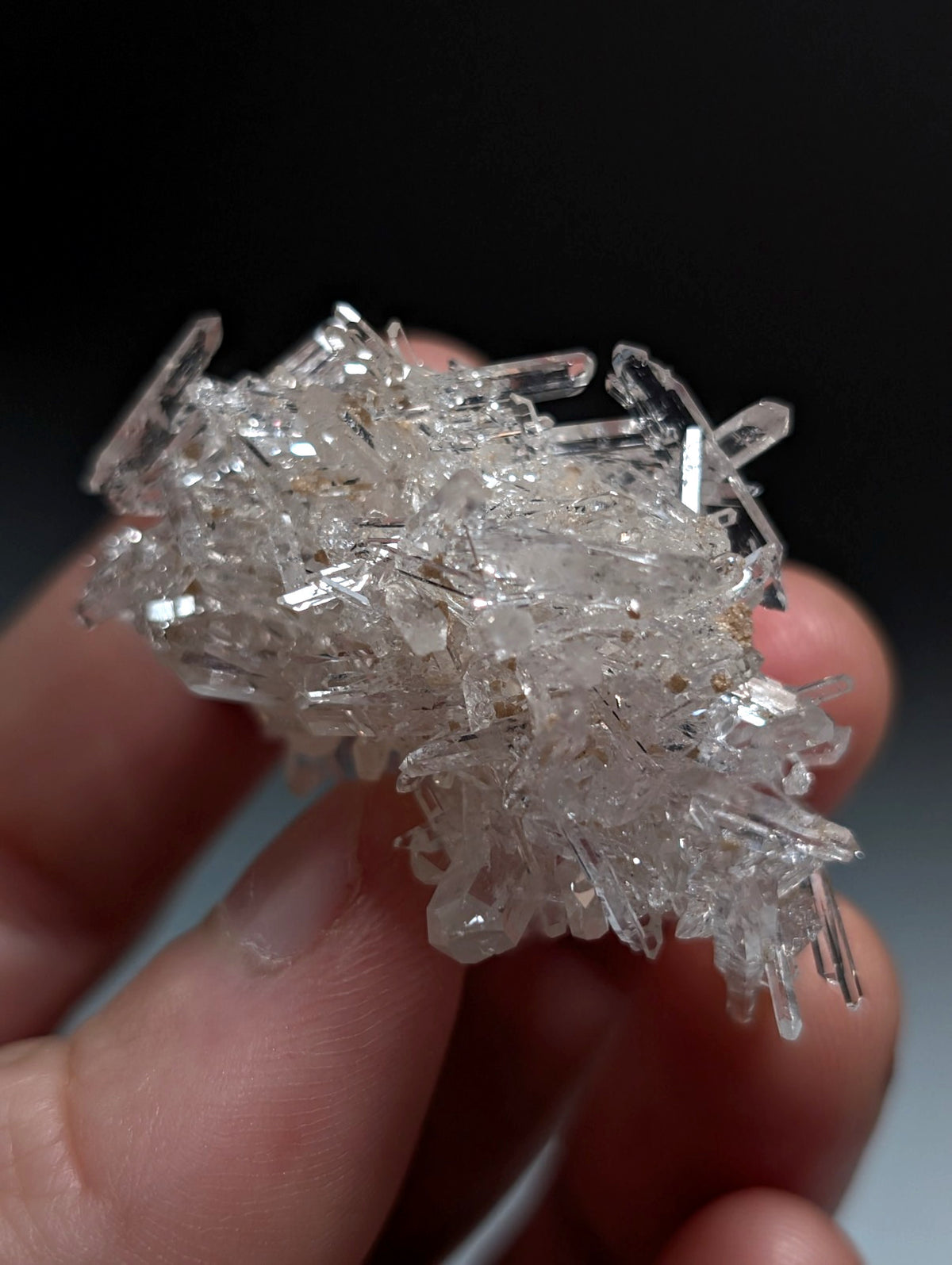 A++ Solution Quartz Burr w/ UV Reactive Cookeite, Jeffrey Quarry, Arkansas, RARE