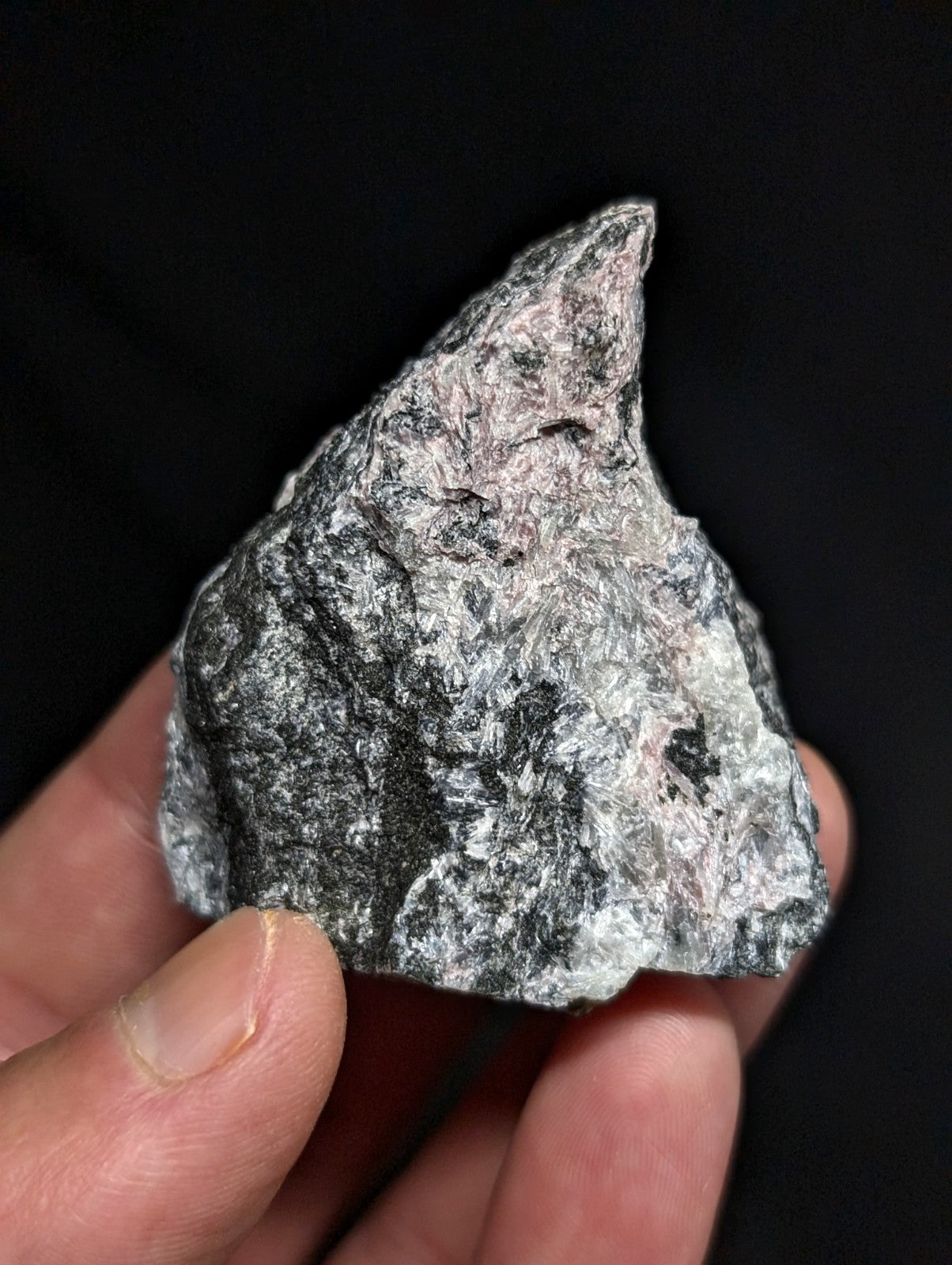 Very Rare Miserite + Wollastonite, Wilson Springs, Garland County, Arkansas, USA
