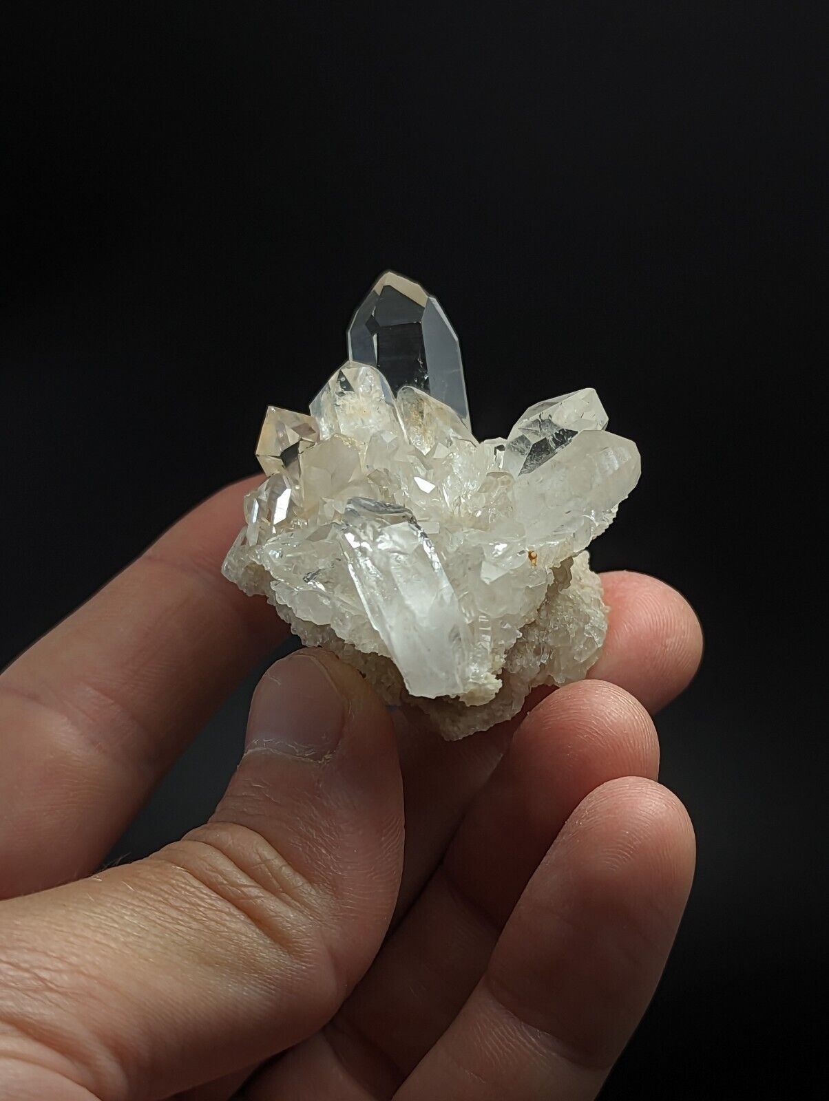 A+ Quartz Crystal Cluster, Amazing Old Stock, Garland County, Arkansas, ooak