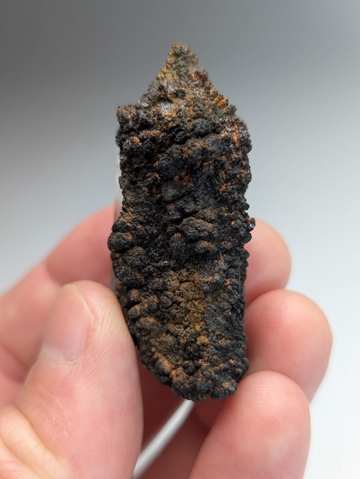 VERY Unique Goethite-capped Quartz Crystal, Montgomery County, Arkansas, USA