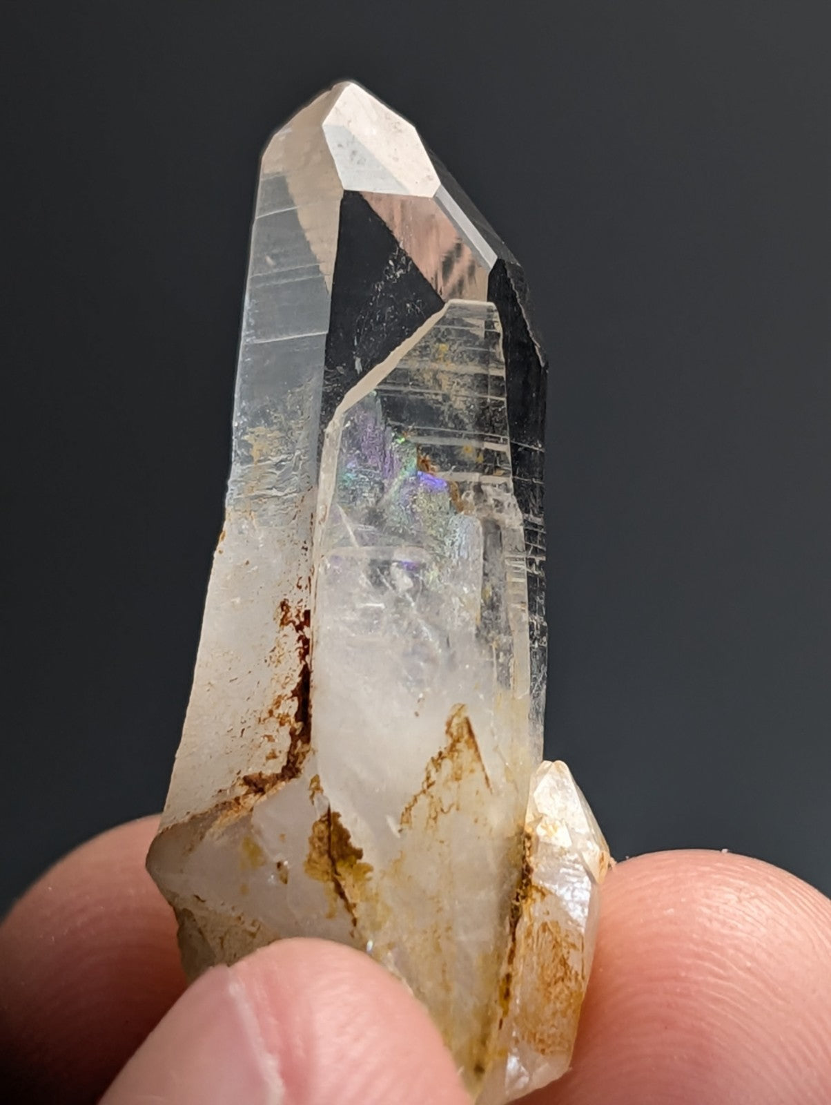 VERY Unique Quartz Crystal Point, Old Stock, Montgomery County, Arkansas, USA