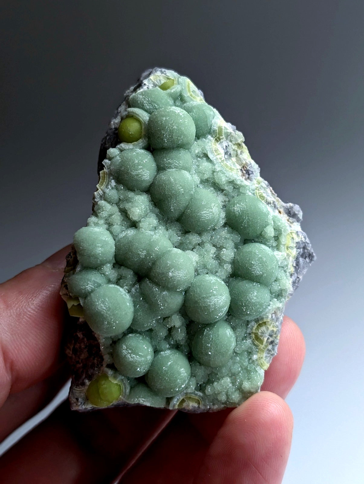 A+ Green Wavellite - Fantastic Old Stock - Mauldin Mountain, Arkansas, USA