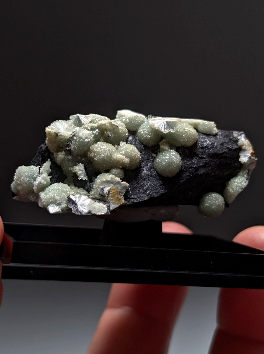 UV Reactive Wavellite - Fantastic Old Stock - Mauldin Mountain, Arkansas, Rare