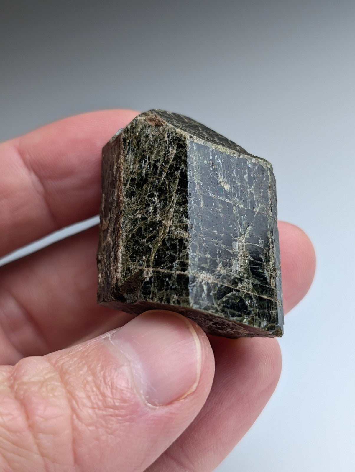 Diopside  (Ex Henry Delinde Collection) Yates Mine, Quebec, Canada, 1977