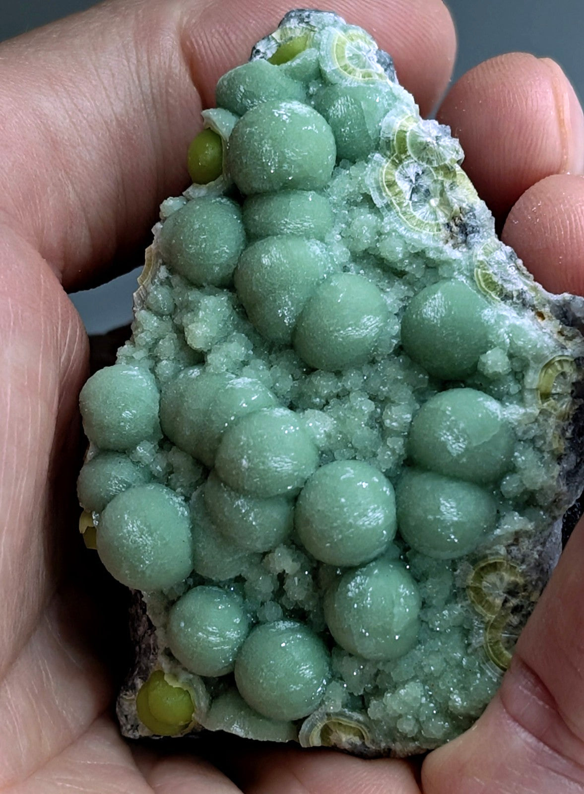 A+ Green Wavellite - Fantastic Old Stock - Mauldin Mountain, Arkansas, USA
