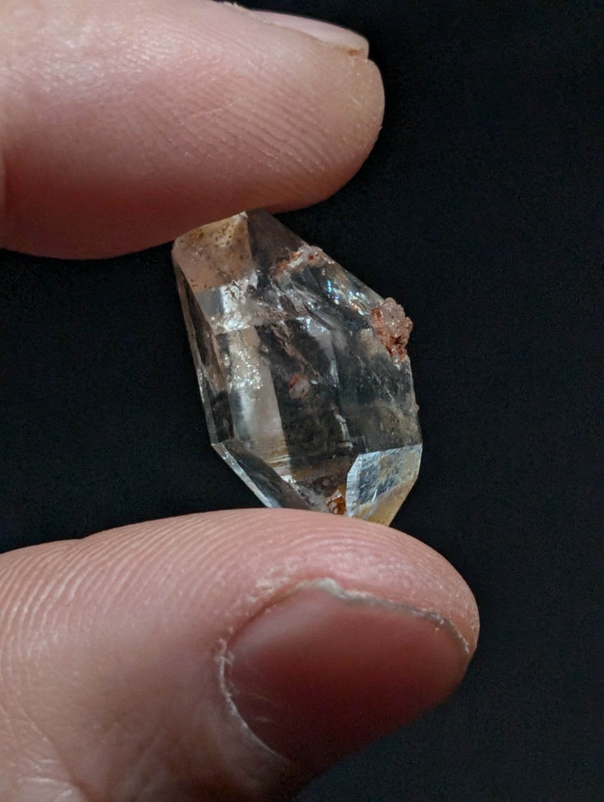 Double Terminated Quartz Point - Montgomery County, Arkansas, ARKIMER