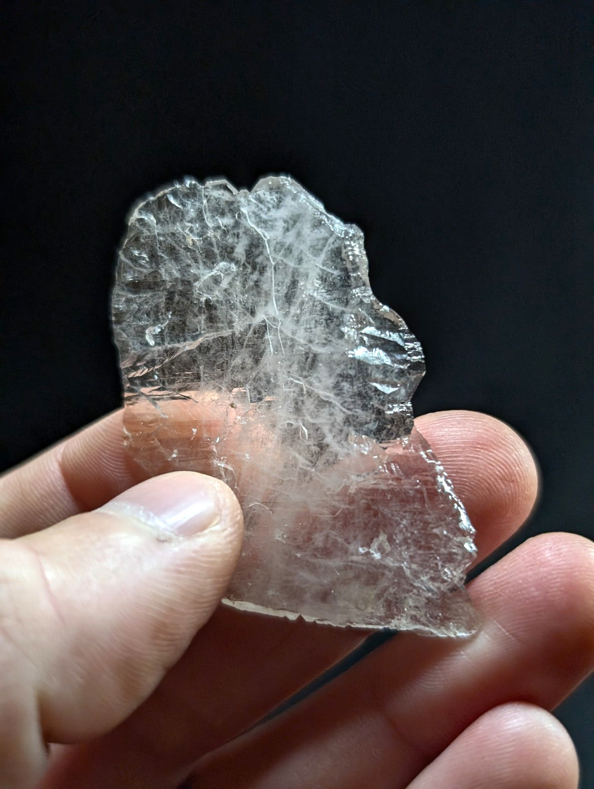 Faden Sheet Quartz Crystal Point, Old Stock, Garland County, Arkansas