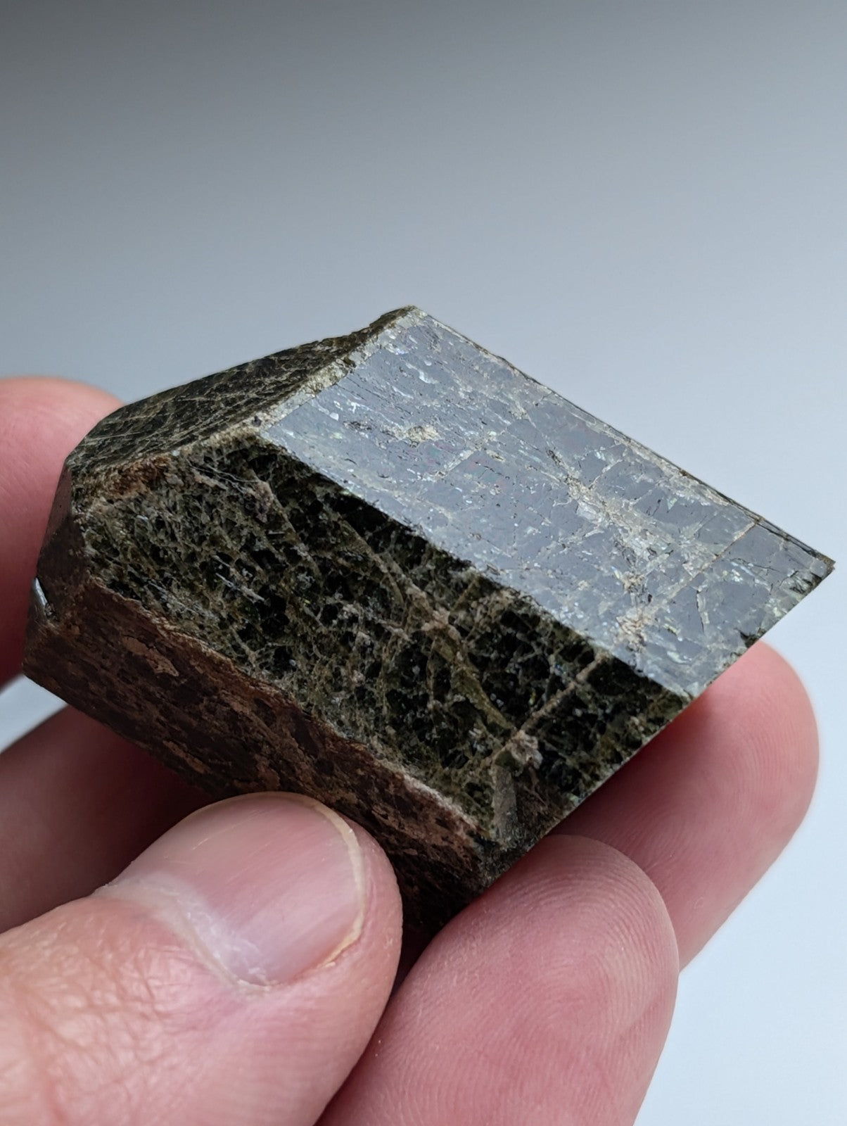 Diopside  (Ex Henry Delinde Collection) Yates Mine, Quebec, Canada, 1977