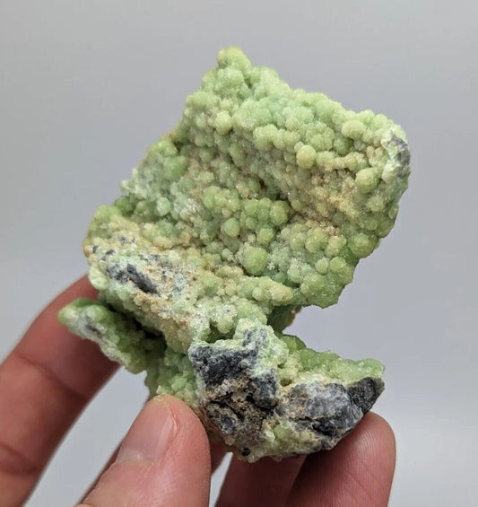 A + Bright Green Wavellite -Unique Stalactite - Mauldin Mountain Arkansas - Collectibles:Rocks Fossils &