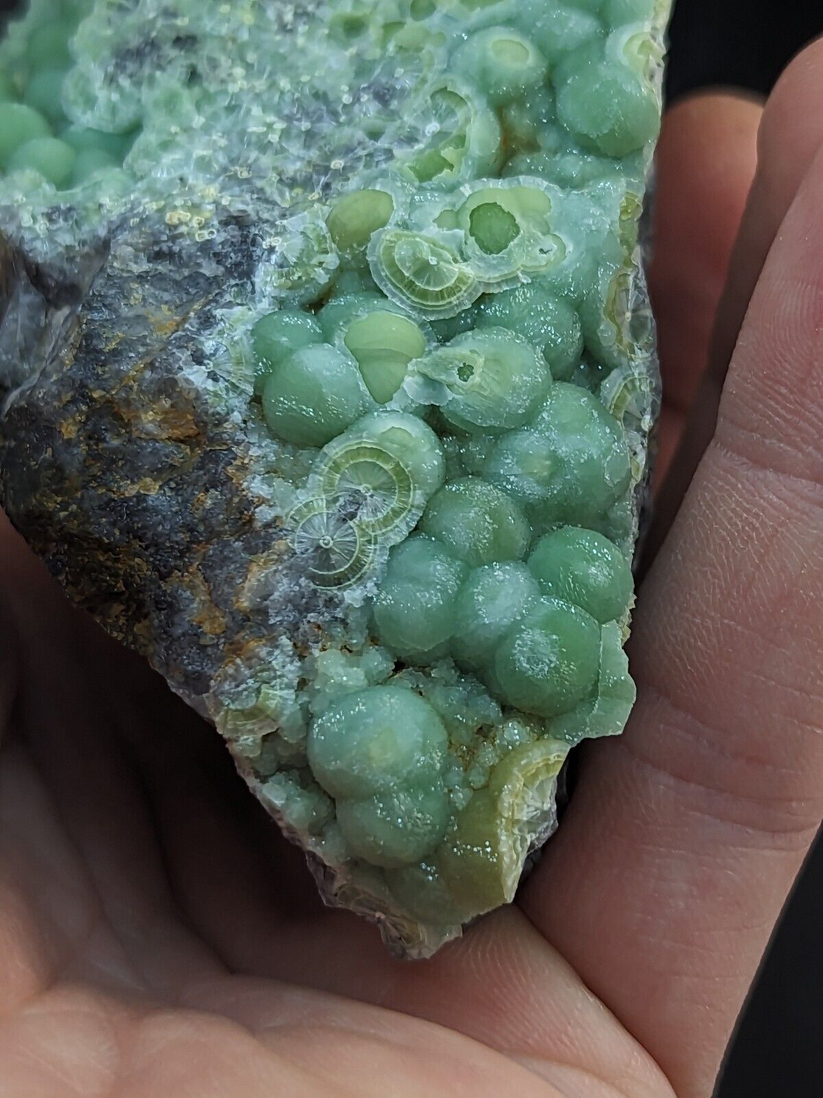 A + + + Green Wavellite - Fantastic Old Stock - Mauldin Mountain Arkansas ooak - Collectibles:Rocks Fossils &