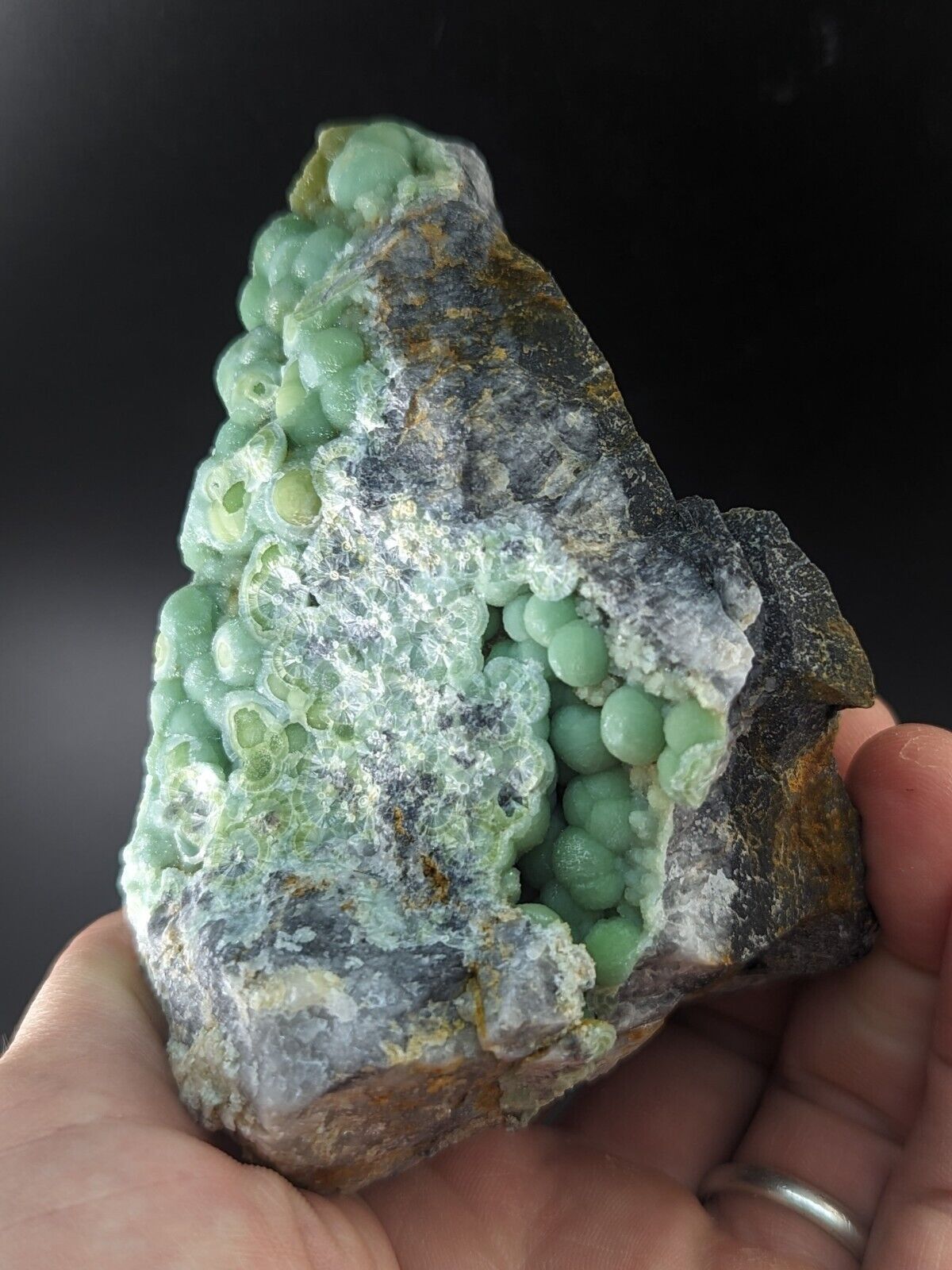A + + + Green Wavellite - Fantastic Old Stock - Mauldin Mountain Arkansas ooak - Collectibles:Rocks Fossils &