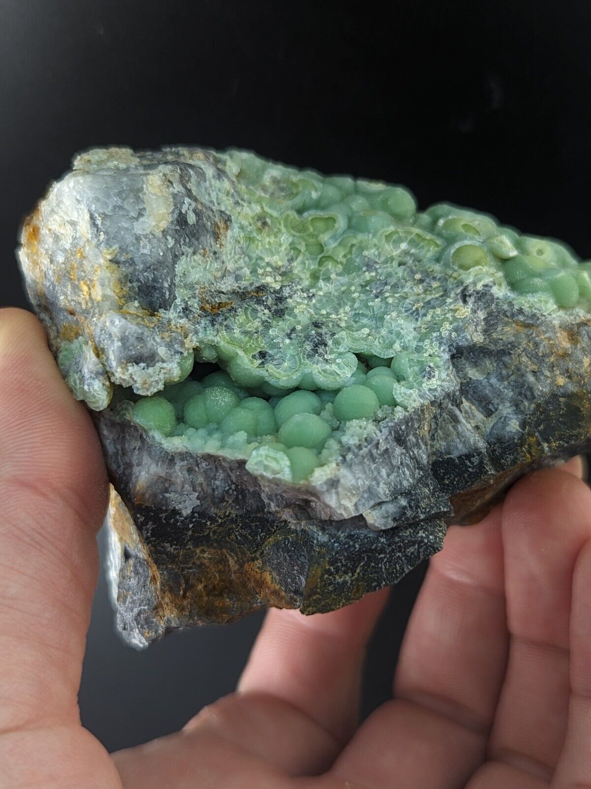 A + + + Green Wavellite - Fantastic Old Stock - Mauldin Mountain Arkansas ooak - Collectibles:Rocks Fossils &