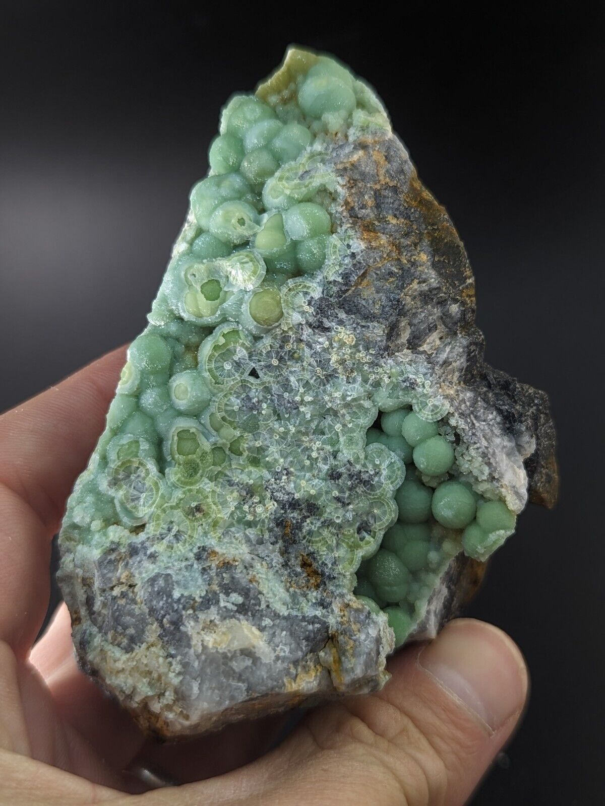 A + + + Green Wavellite - Fantastic Old Stock - Mauldin Mountain Arkansas ooak - Collectibles:Rocks Fossils &