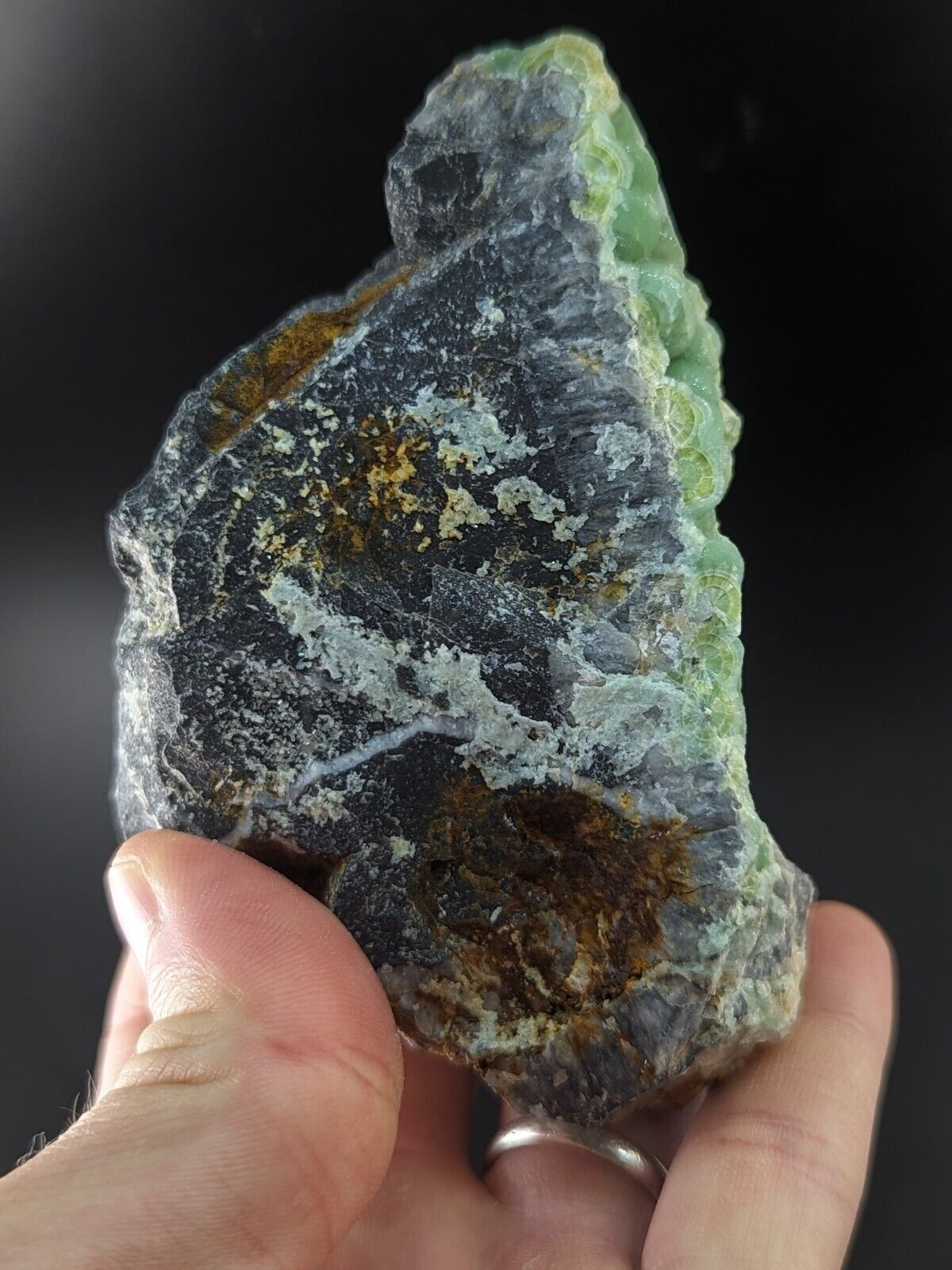 A + + + Green Wavellite - Fantastic Old Stock - Mauldin Mountain Arkansas ooak - Collectibles:Rocks Fossils &