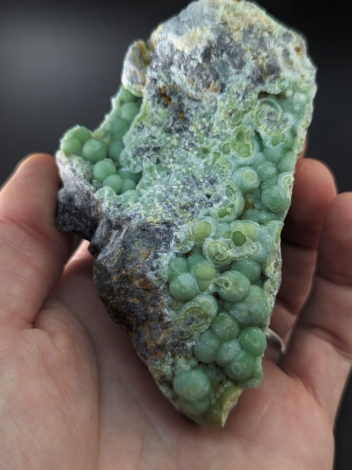 A + + + Green Wavellite - Fantastic Old Stock - Mauldin Mountain Arkansas ooak - Collectibles:Rocks Fossils &