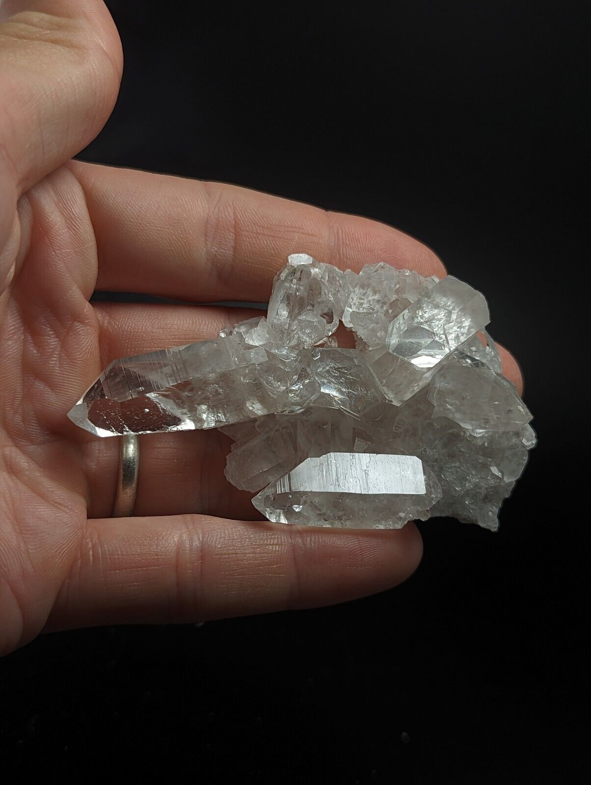 A + Quartz Crystal Cluster Amazing Old Stock Garland County Arkansas ooak - Collectibles:Rocks Fossils &