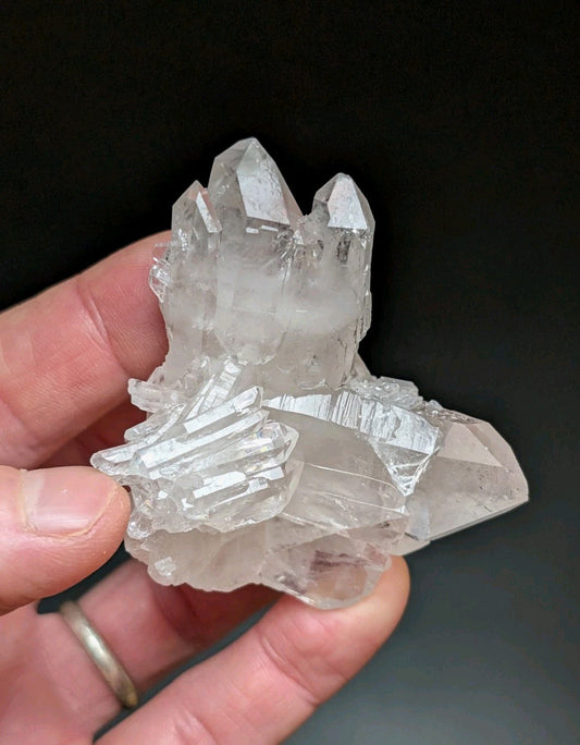 A + Quartz Crystal Cluster Amazing Old Stock Montgomery County Arkansas ooak - Collectibles:Rocks Fossils &