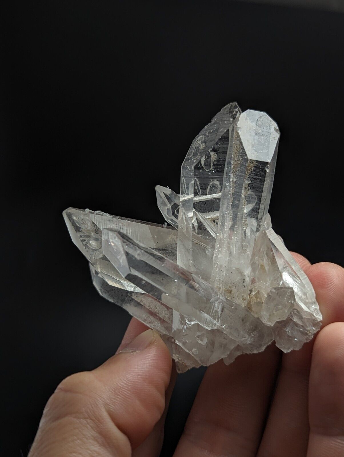 A + Quartz Crystal Cluster Amazing Old Stock Montgomery County Arkansas ooak - Collectibles:Rocks Fossils &