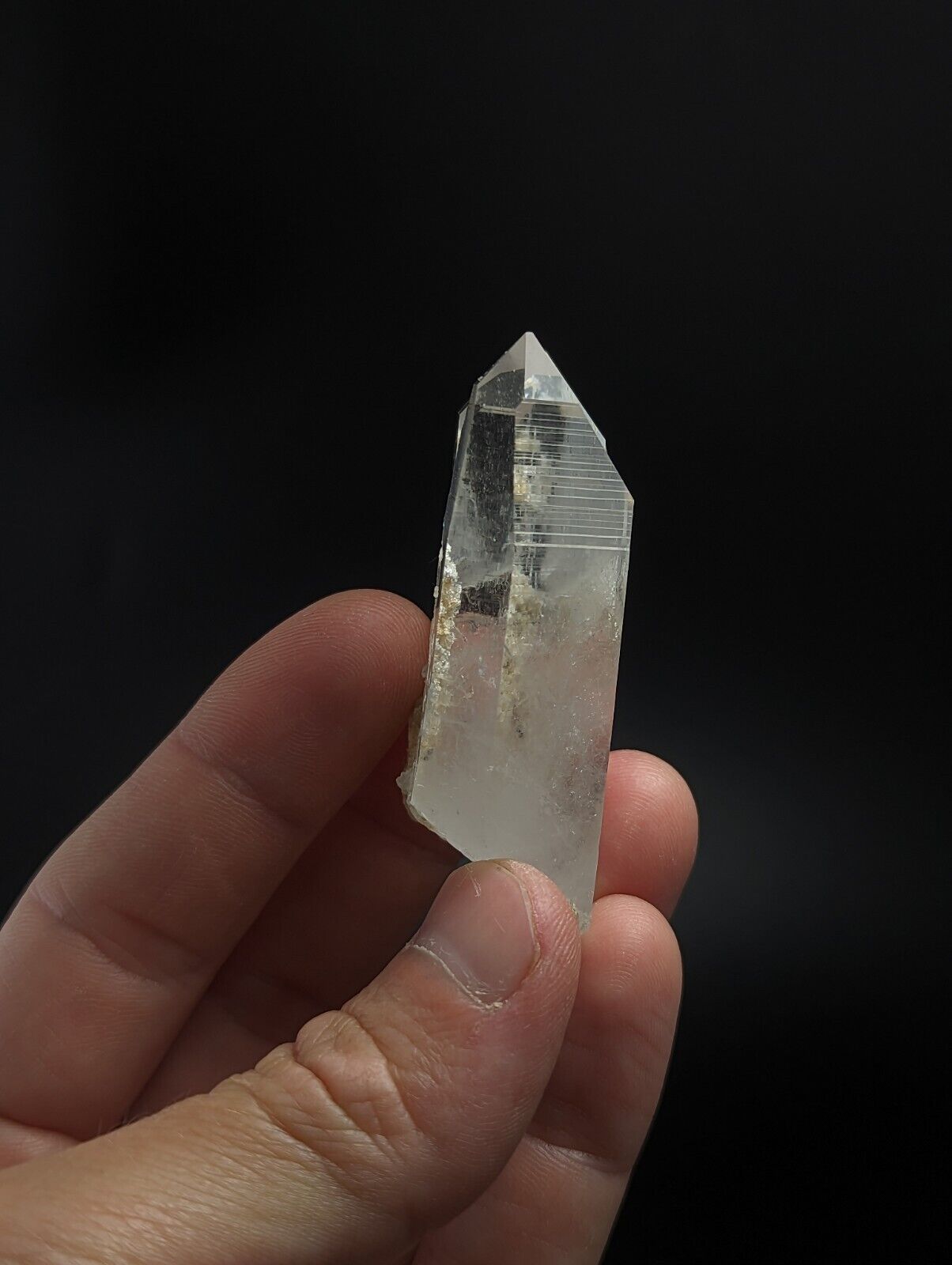 A + Quartz Crystal Old Stock w/ Sand inclusions Montgomery co. Arkansas ooak - Collectibles:Rocks Fossils &
