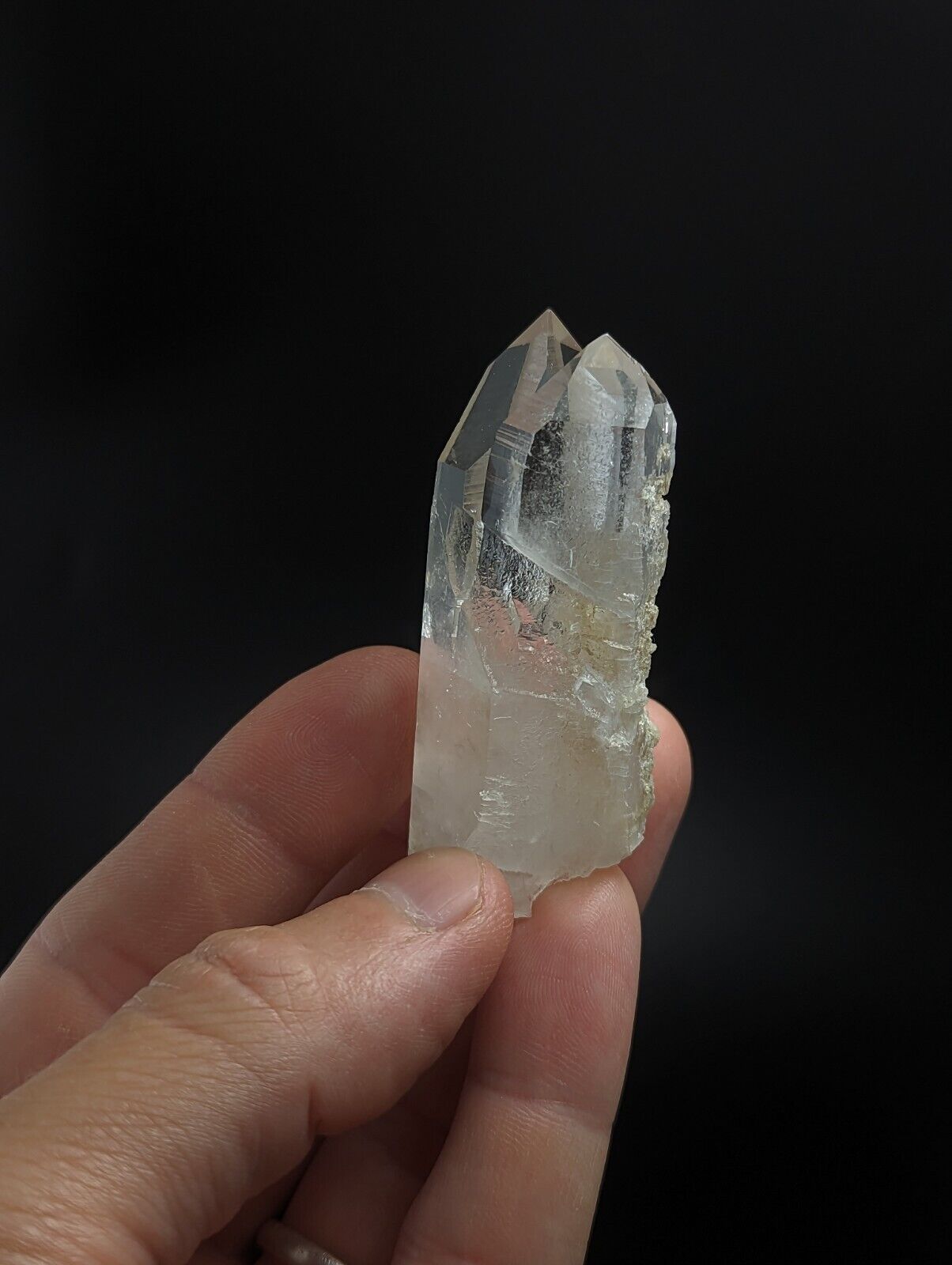 A + Quartz Crystal Old Stock w/ Sand inclusions Montgomery co. Arkansas ooak - Collectibles:Rocks Fossils &