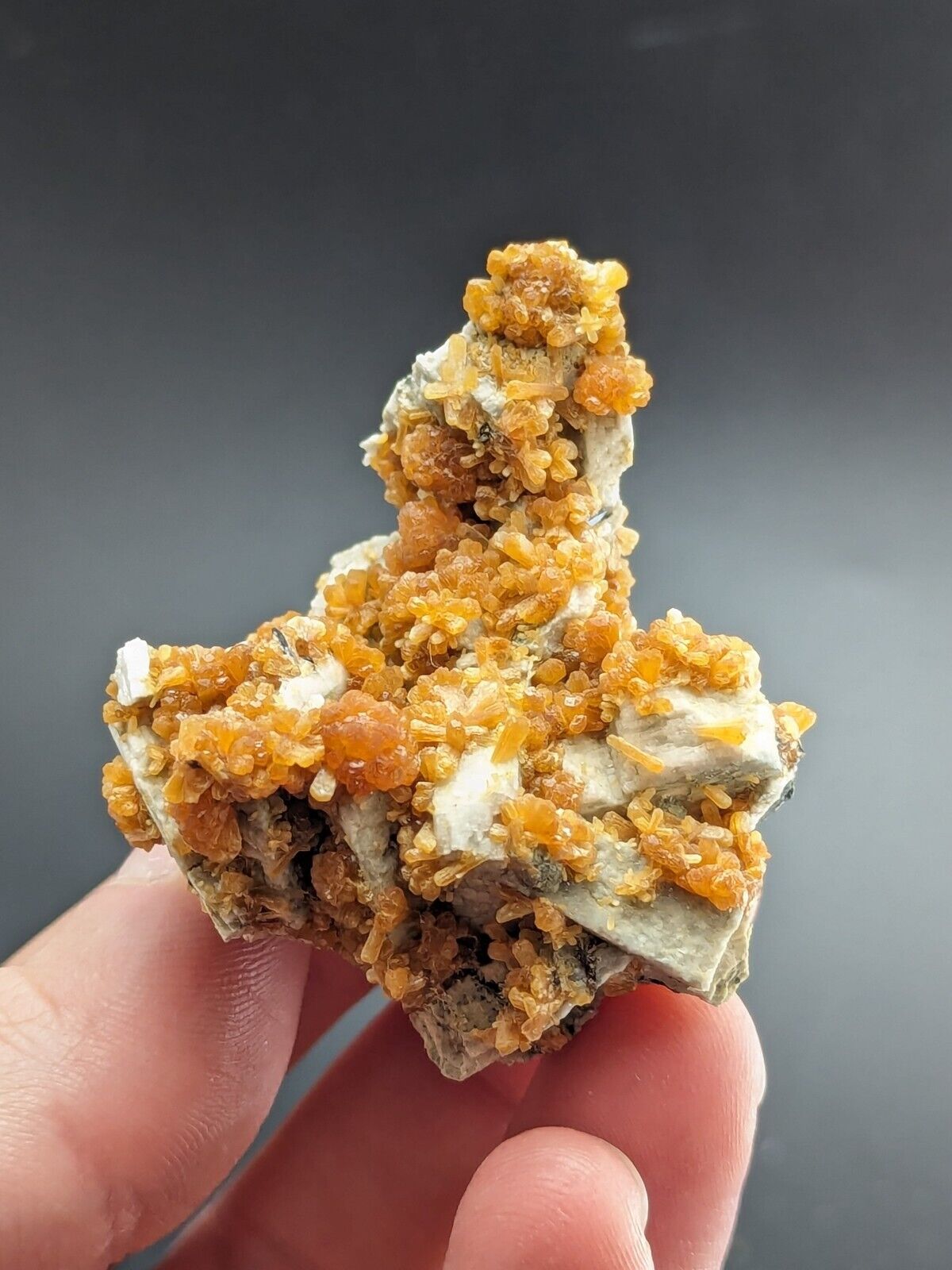 A + Stilbite Albite Biotite - 3M Quarry Little Rock Arkansas RARE old stock - Collectibles:Rocks Fossils &