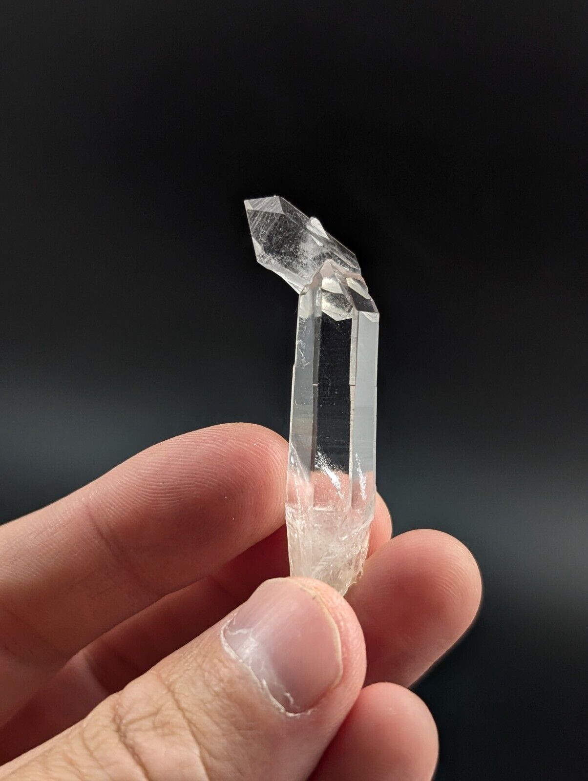 A + Unique Arkansas Quartz Crystal Point -OOAK natural mineral specimen AR USA - Collectibles:Rocks Fossils &