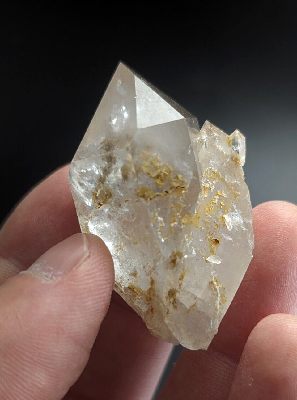 Adularia Phantom Quartz Crystal from Hamilton Hill Arkansas Old Stock - Collectibles:Rocks Fossils & Minerals:Crystals