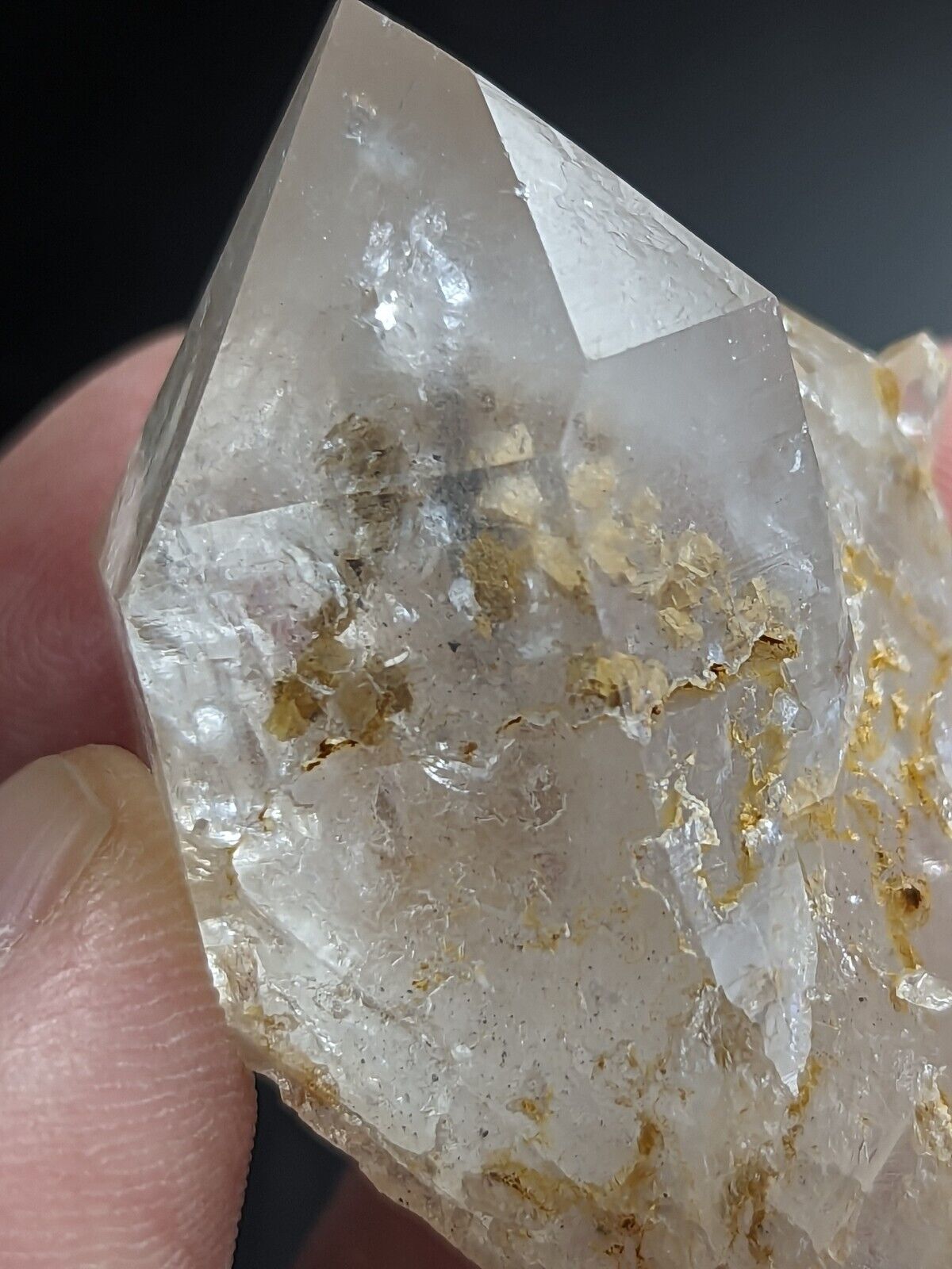 Adularia Phantom Quartz Crystal from Hamilton Hill Arkansas Old Stock - Collectibles:Rocks Fossils & Minerals:Crystals