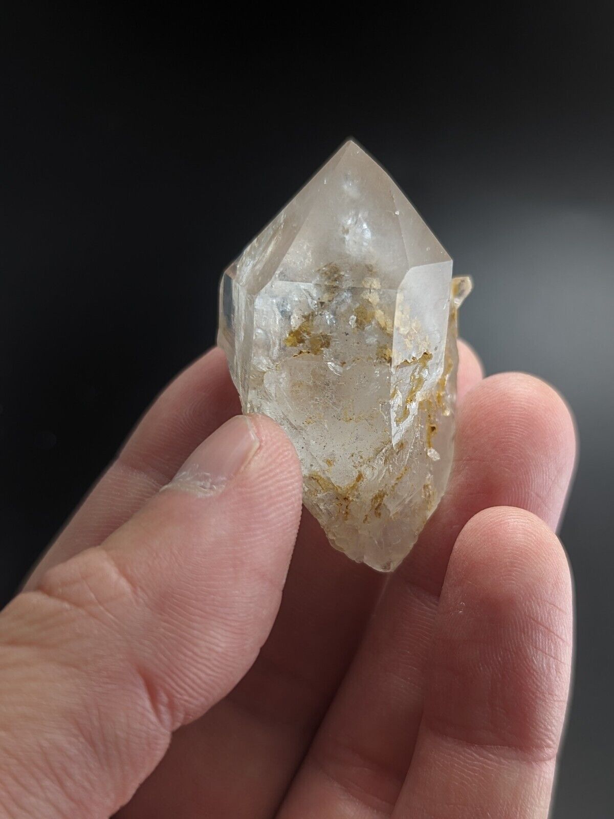 Adularia Phantom Quartz Crystal from Hamilton Hill Arkansas Old Stock - Collectibles:Rocks Fossils & Minerals:Crystals