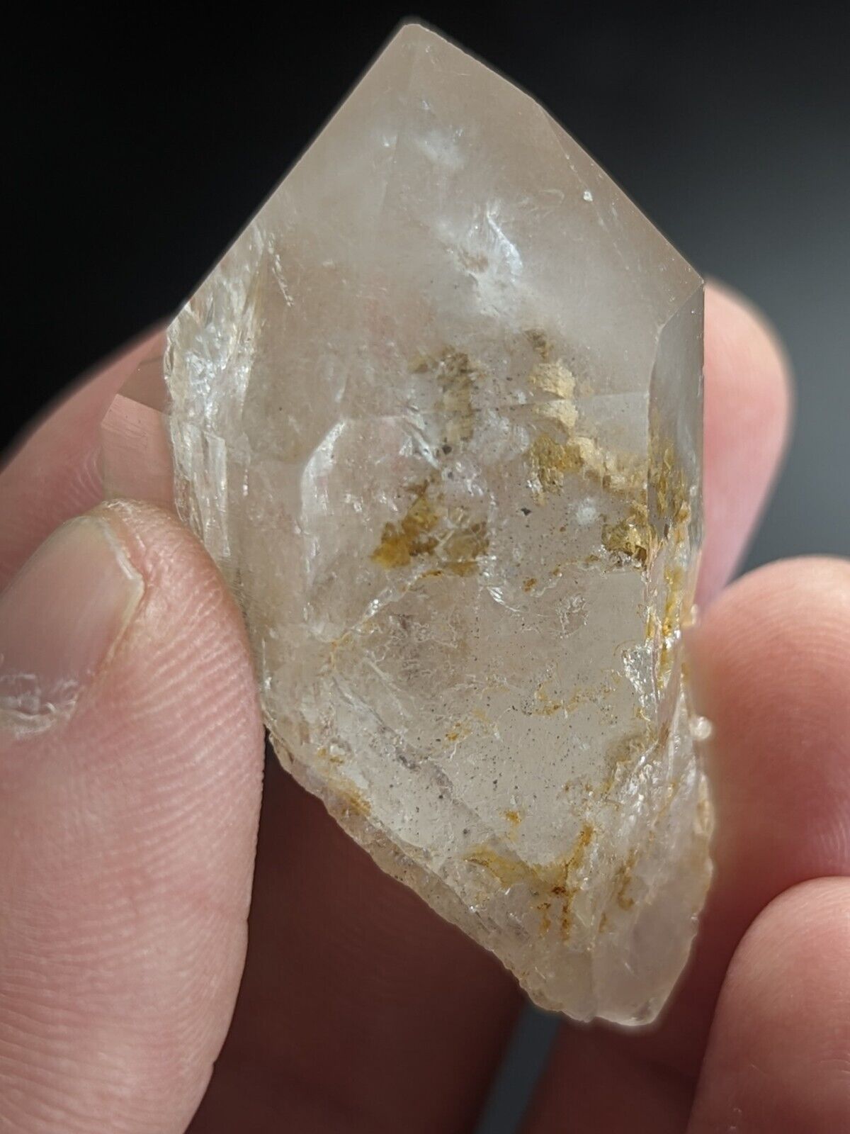 Adularia Phantom Quartz Crystal from Hamilton Hill Arkansas Old Stock - Collectibles:Rocks Fossils & Minerals:Crystals