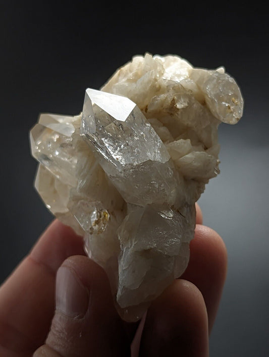 Adularia + Quartz Crystal Cluster from Garland County Arkansas Hamilton Hill - Collectibles:Rocks Fossils &