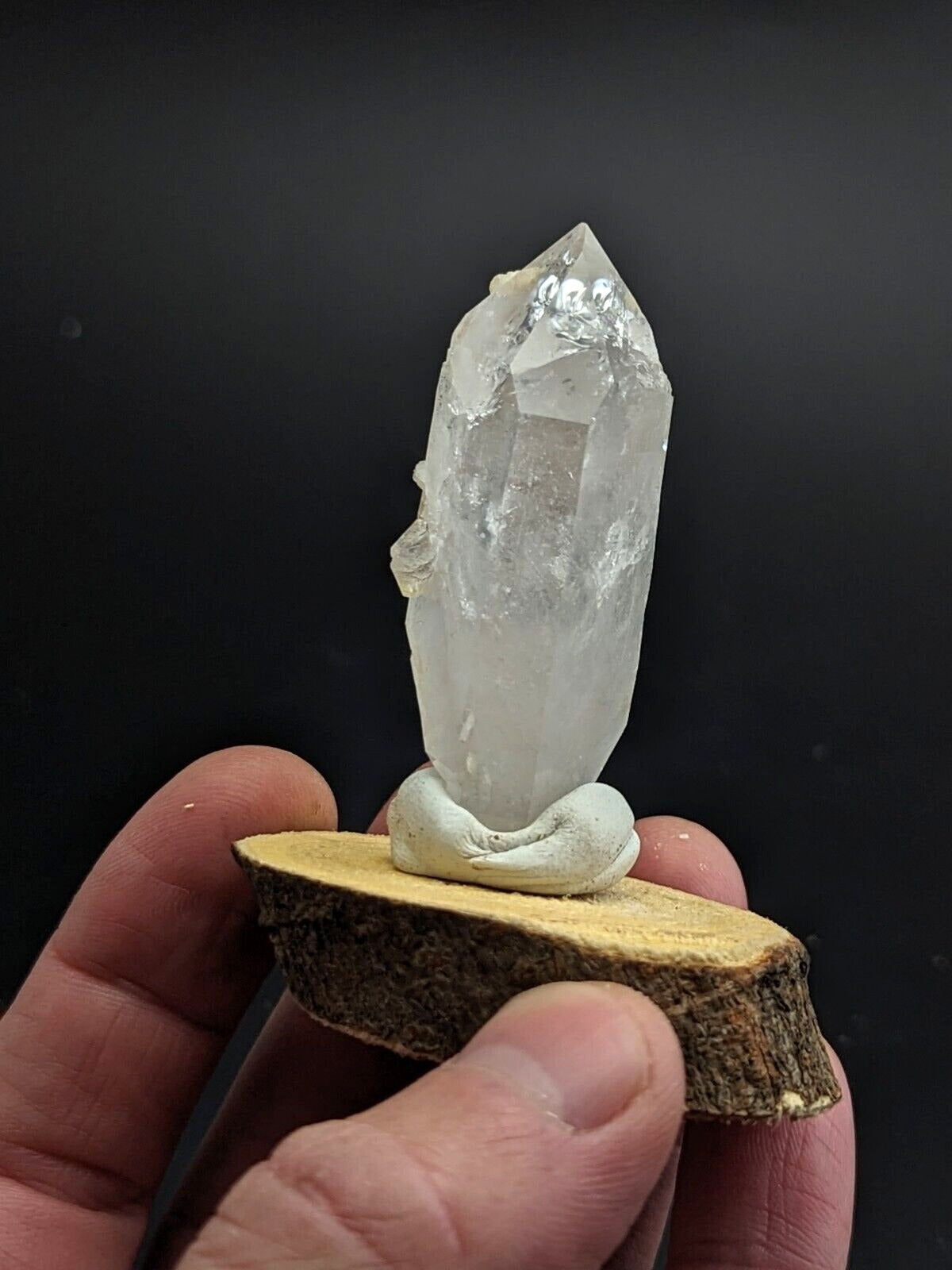 Adularia + Quartz Crystal Cluster from Garland County Arkansas Hamilton Hill - Collectibles:Rocks Fossils &