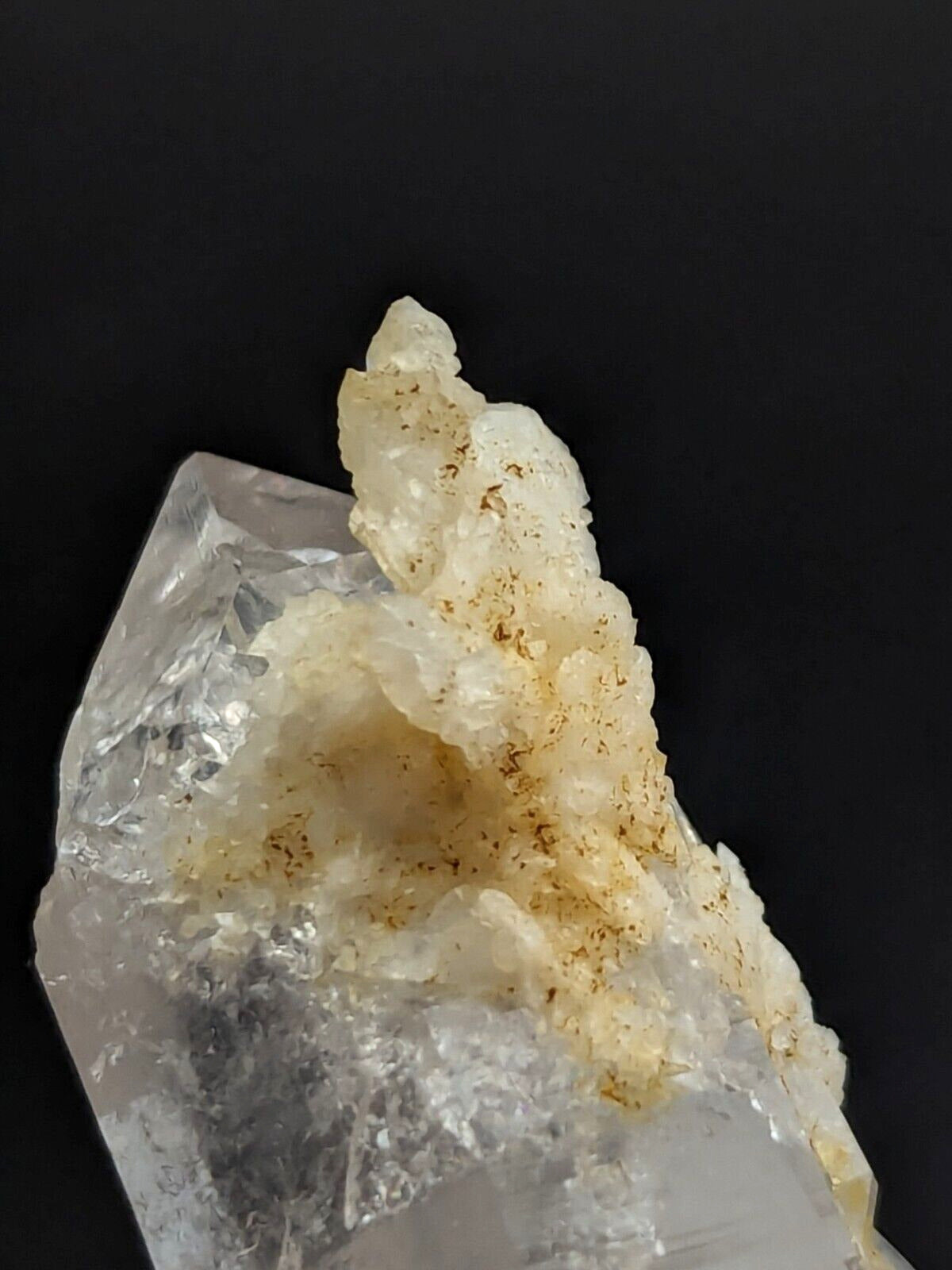 Adularia + Quartz Crystal Cluster from Garland County Arkansas Hamilton Hill - Collectibles:Rocks Fossils &