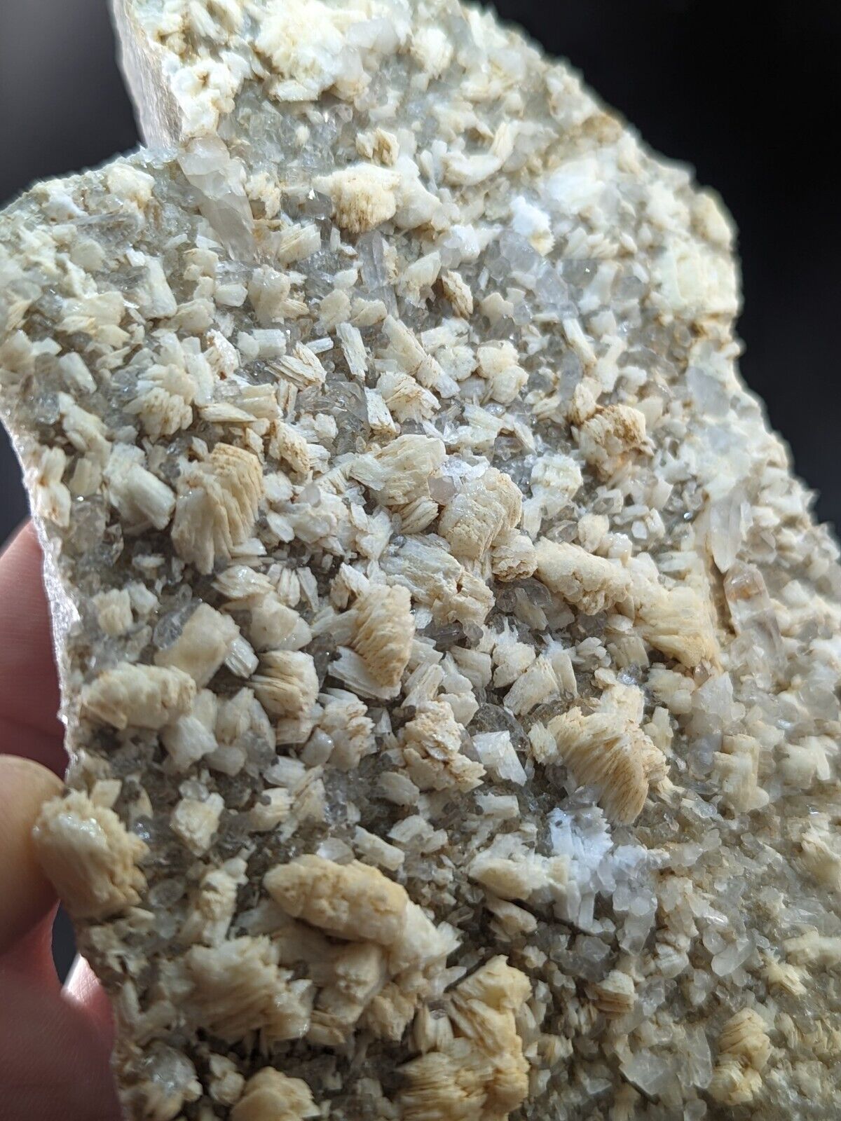 Adularia on Quartz Crystal Cluster Montgomery County Arkansas Unique! - Collectibles:Rocks Fossils & Minerals:Crystals
