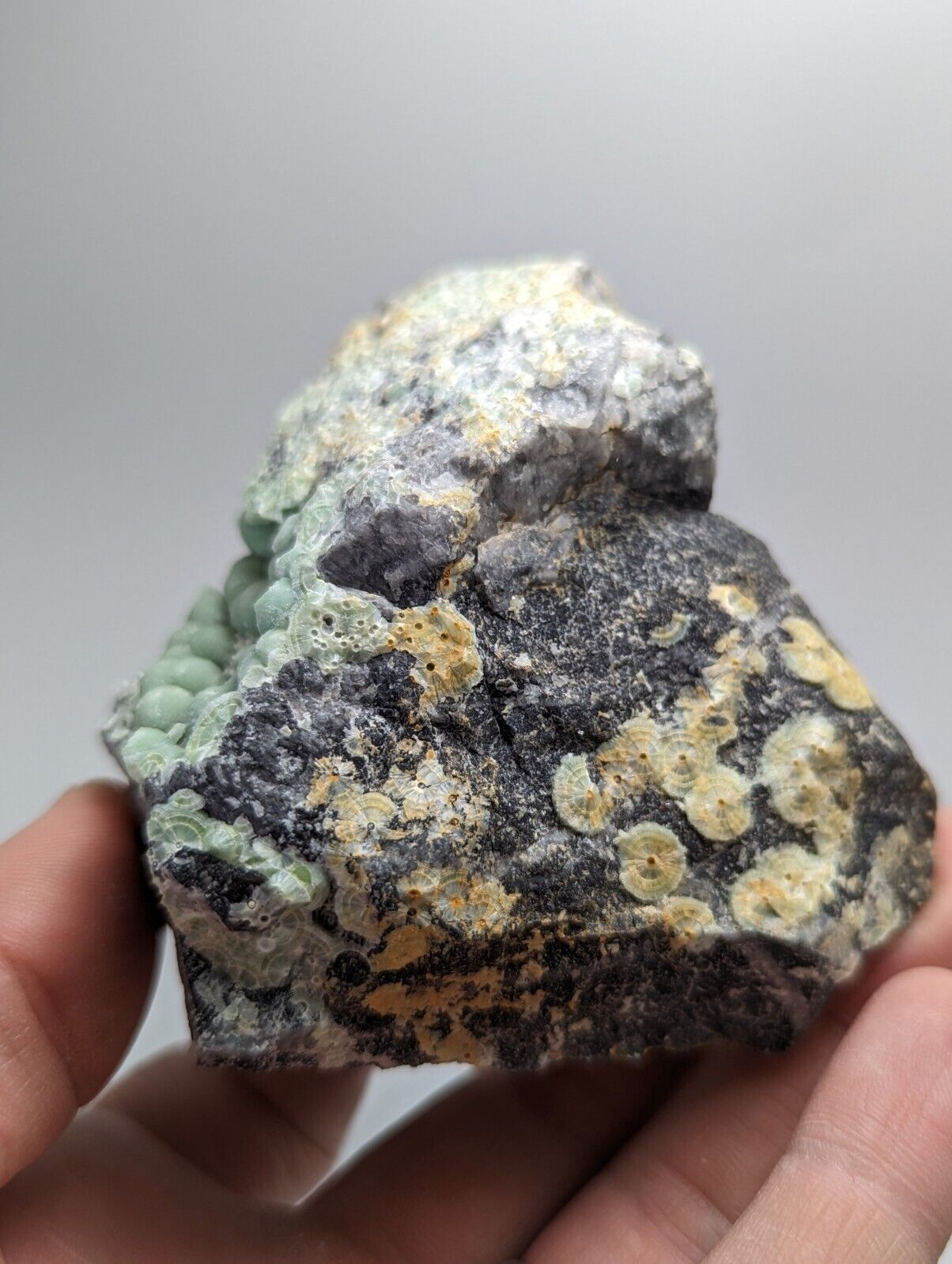 Amazing A + Wavellite - Fantastic Old Stock - Mauldin Mountain Arkansas - Collectibles:Rocks Fossils &